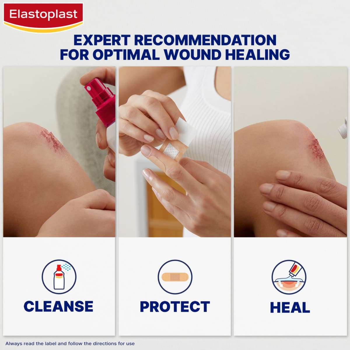 Thumbnail Elastoplast Plastic Plasters Assorted Shapes 40 Pack