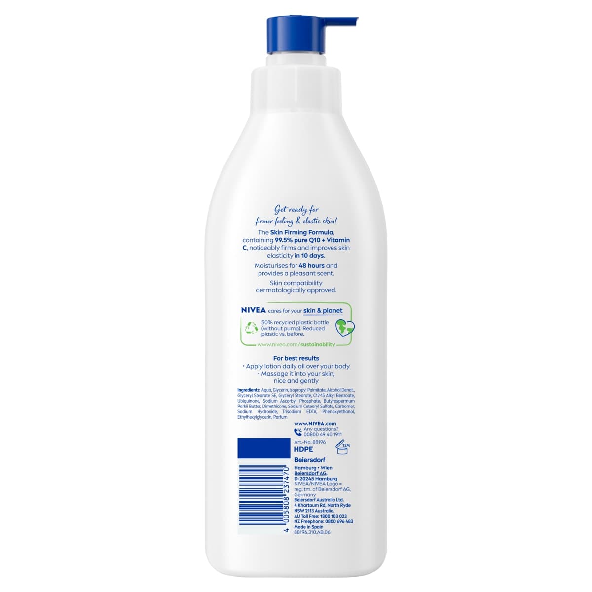 Thumbnail Nivea Q10 Plus Vitamin C Firming Body Lotion 400ml