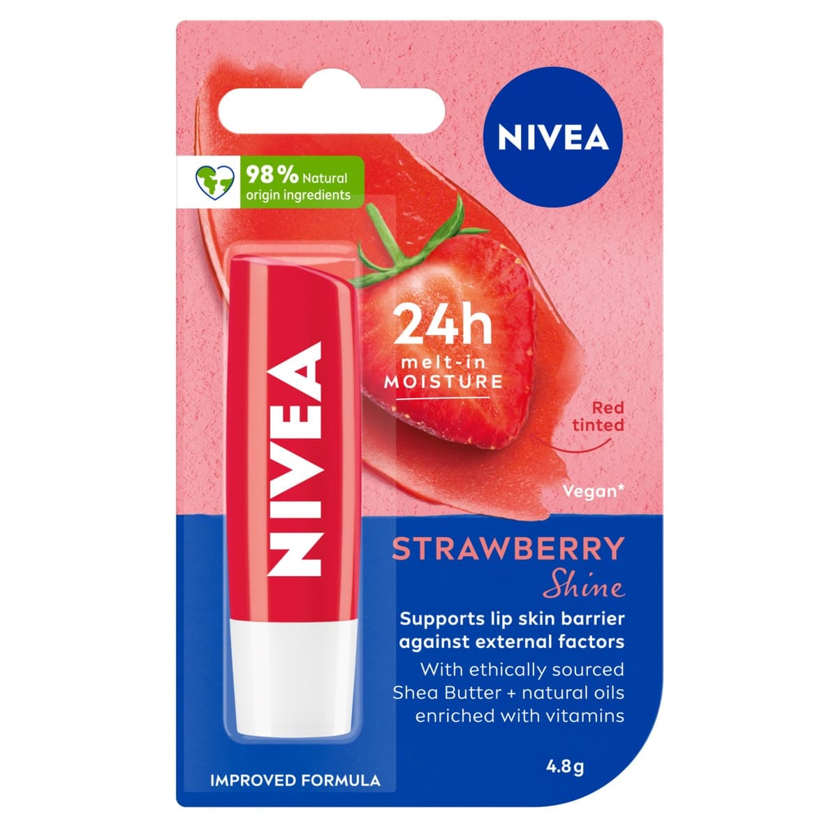 Thumbnail Nivea Strawberry Shine Lip Balm 4.8g