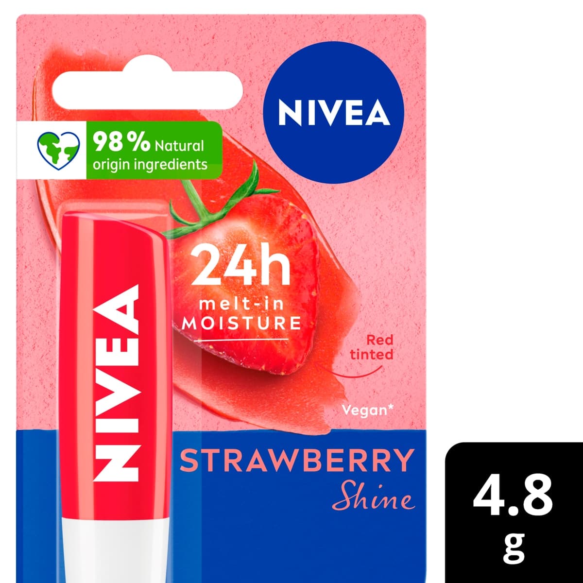 Thumbnail Nivea Strawberry Shine Lip Balm 4.8g