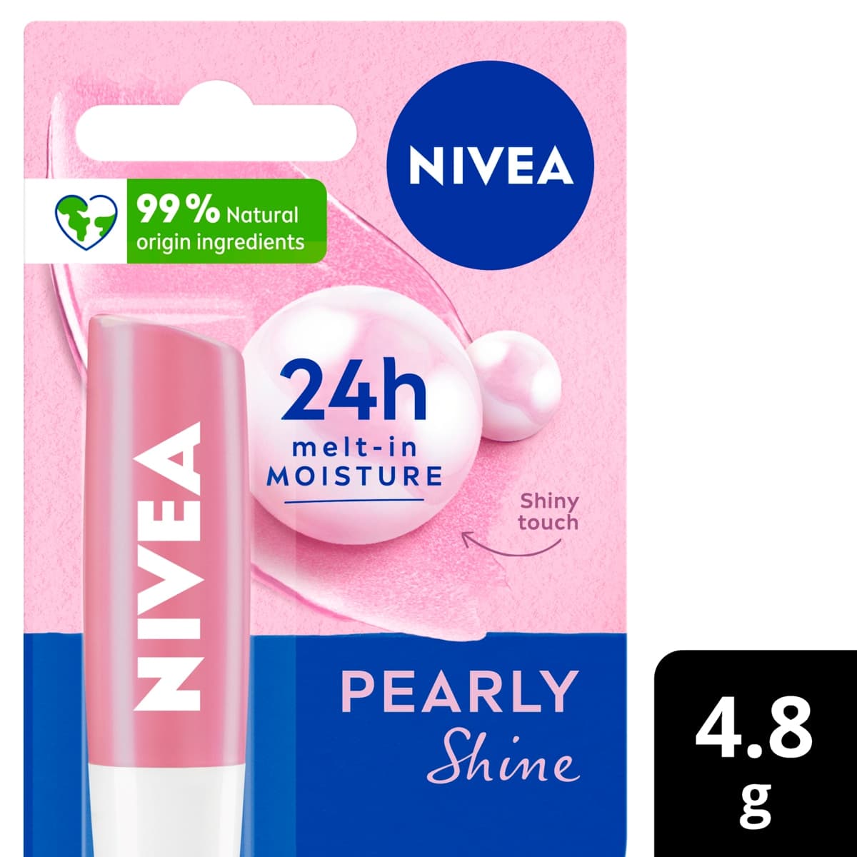 Thumbnail Nivea Pearly Shine Caring Lip Balm 4.8g