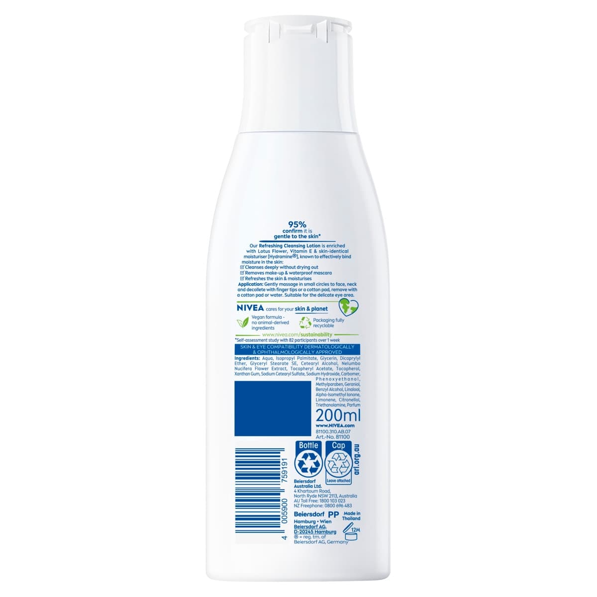 Thumbnail Nivea Refreshing Cleansing Lotion with Lotus Flower 200ml