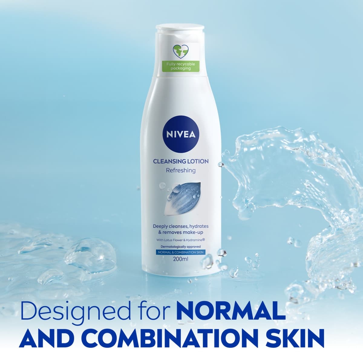 Thumbnail Nivea Refreshing Cleansing Lotion with Lotus Flower 200ml