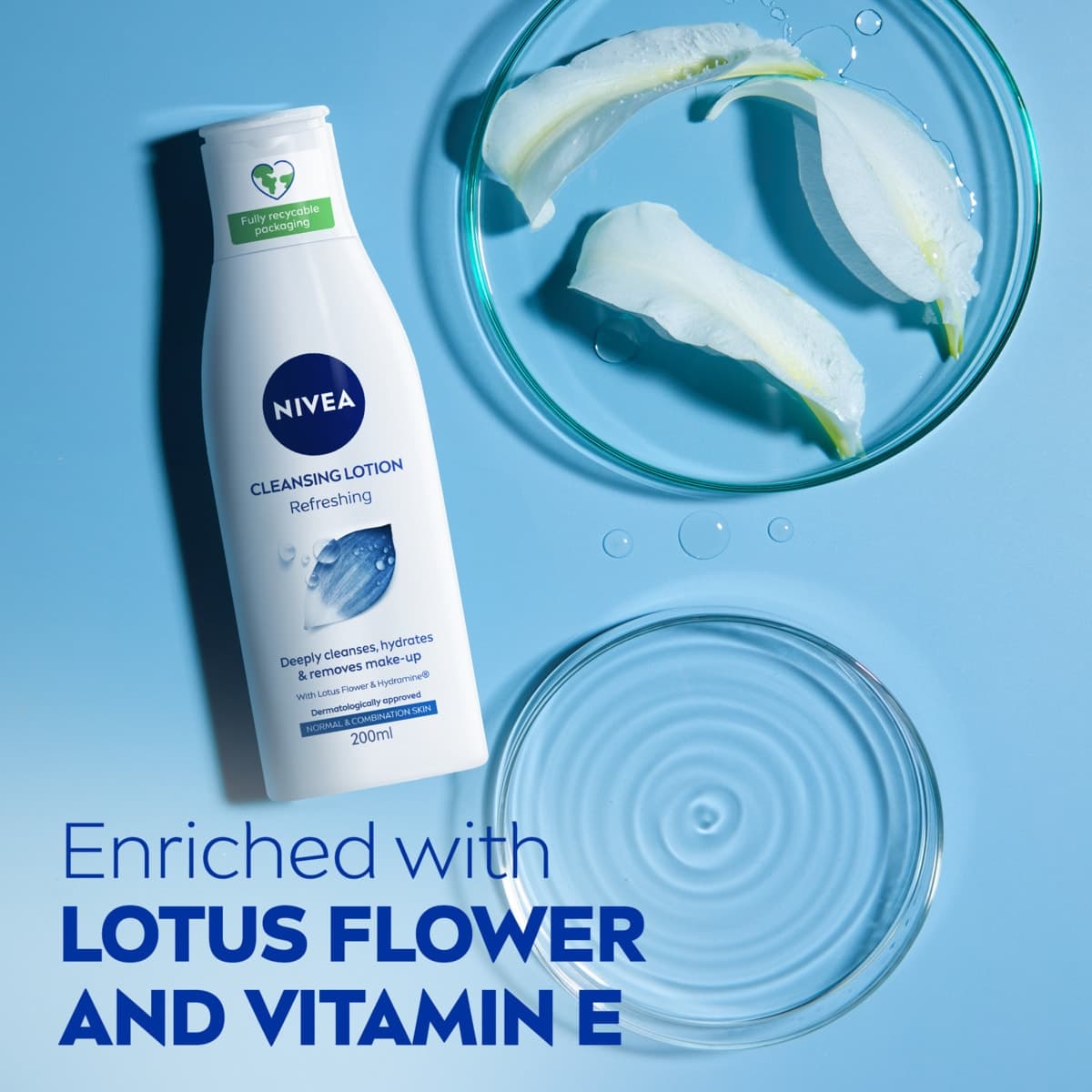 Thumbnail Nivea Refreshing Cleansing Lotion with Lotus Flower 200ml