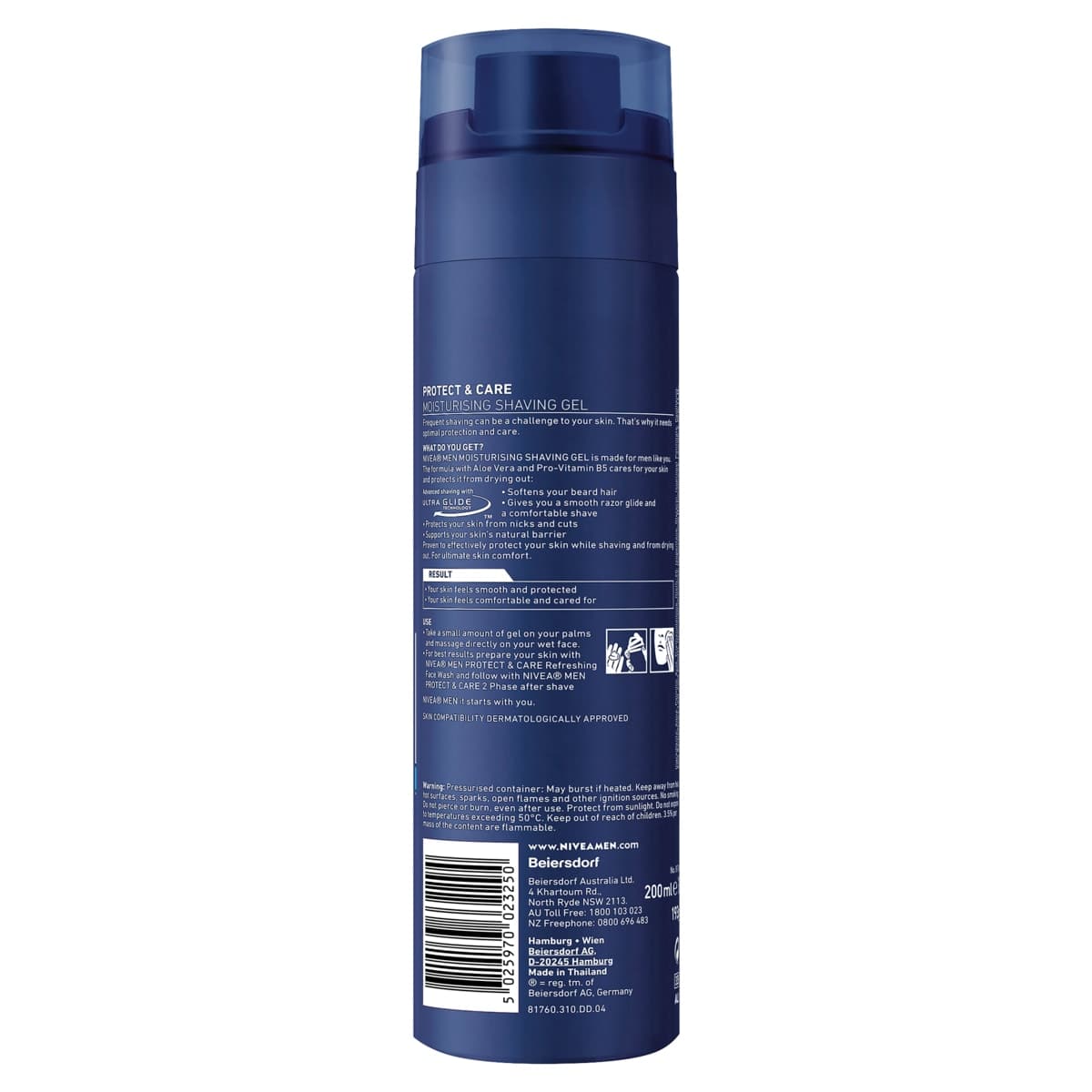 Thumbnail Nivea Men Protect & Care Moisturing Shaving Gel 200ml