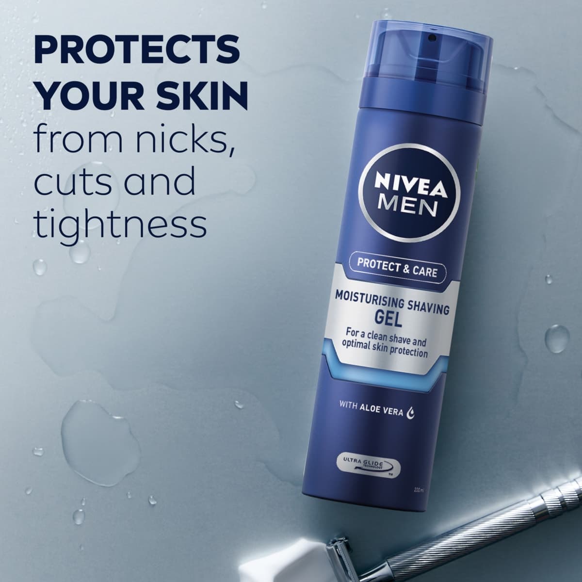 Thumbnail Nivea Men Protect & Care Moisturing Shaving Gel 200ml