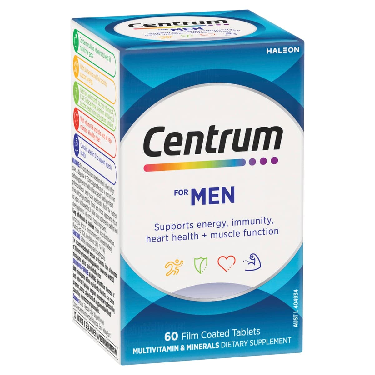 Thumbnail Centrum for Men Multivitamin & Minerals 60 Tablets