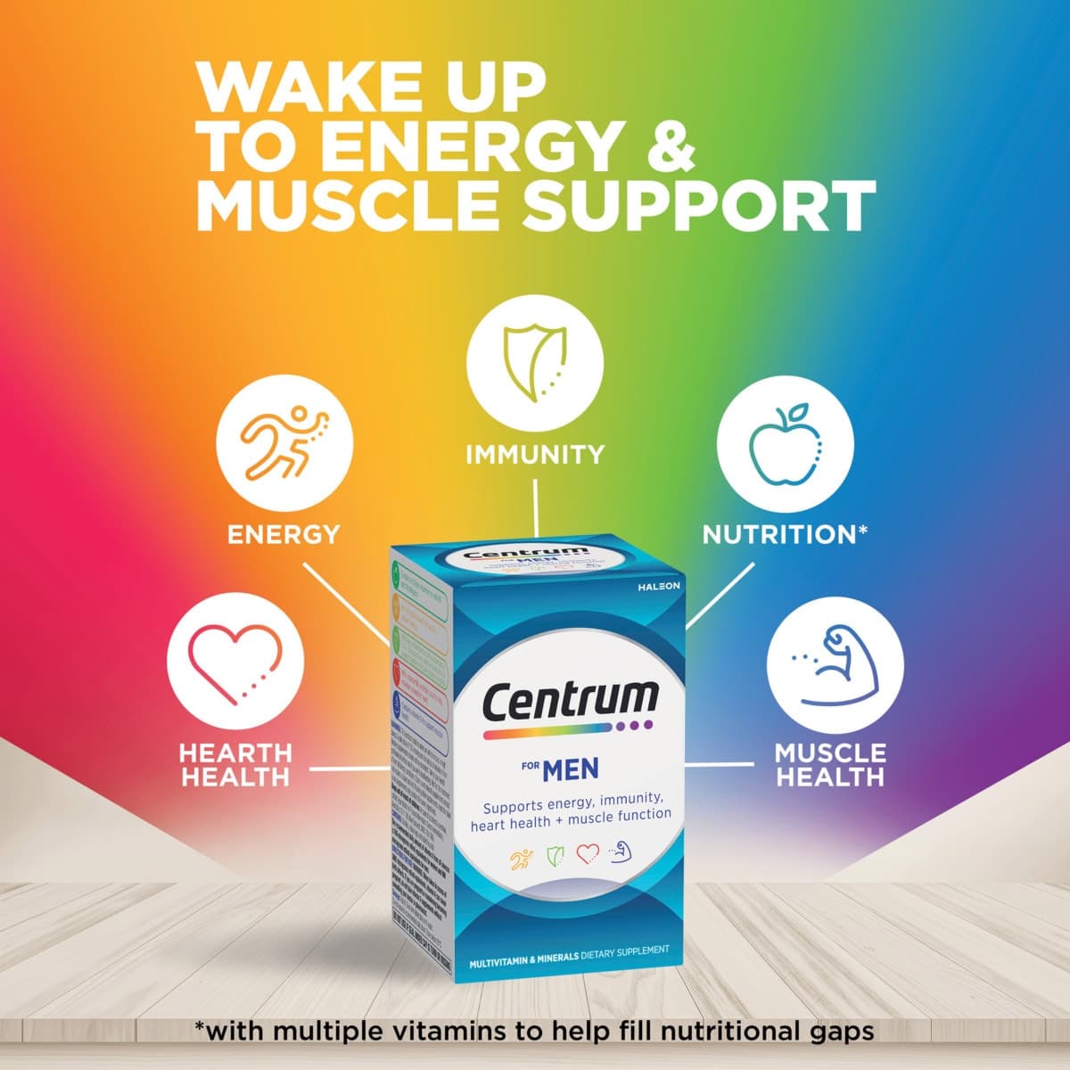Thumbnail Centrum for Men Multivitamin & Minerals 60 Tablets