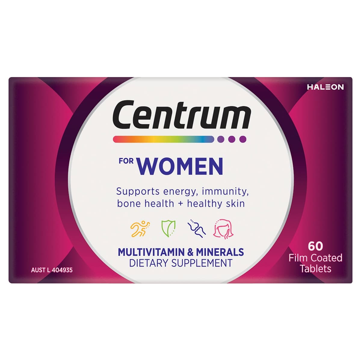 Thumbnail Centrum for Women 60 Tablets