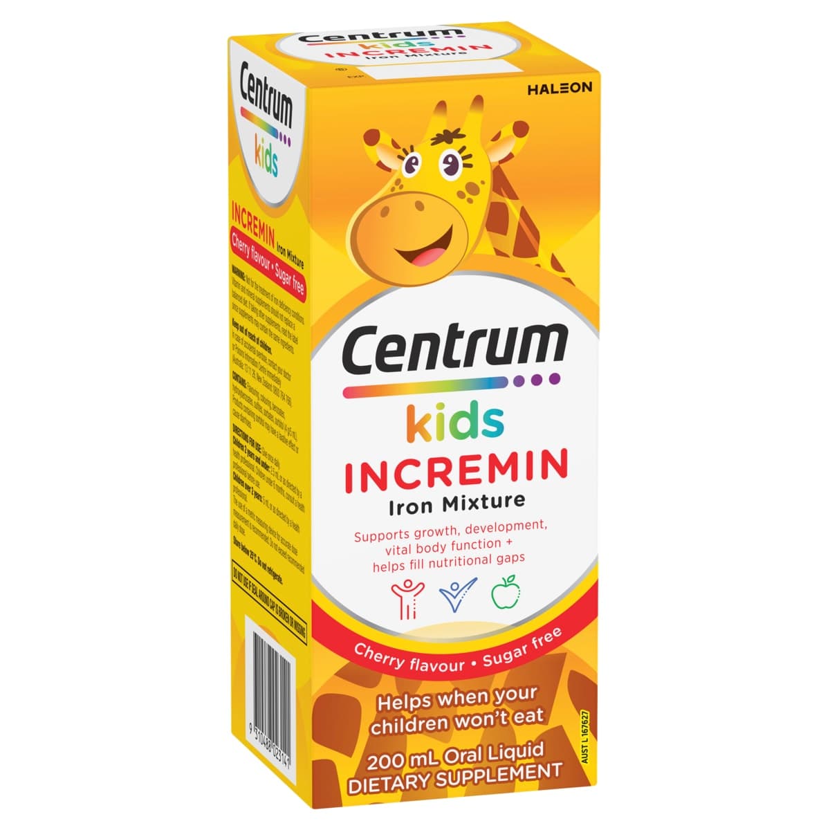 Thumbnail Centrum Kids Incremin Iron Mixture 200ml