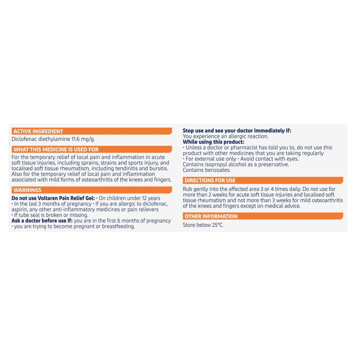 Thumbnail Voltaren Emulgel Muscle & Back Pain Relief 100g
