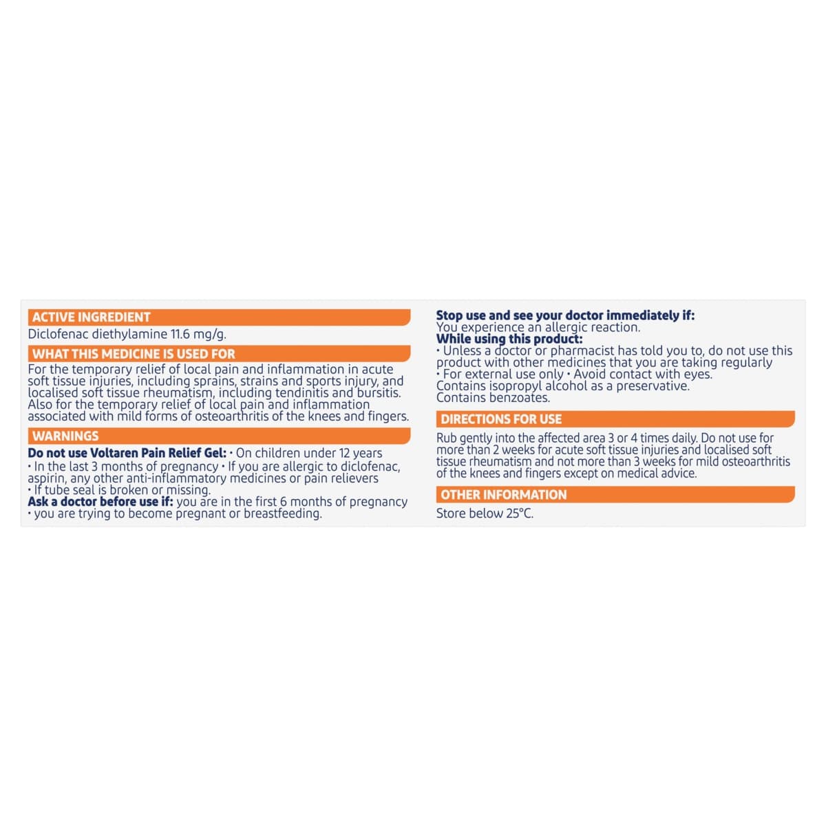 Thumbnail Voltaren Emulgel Muscle & Back Pain Relief 50g
