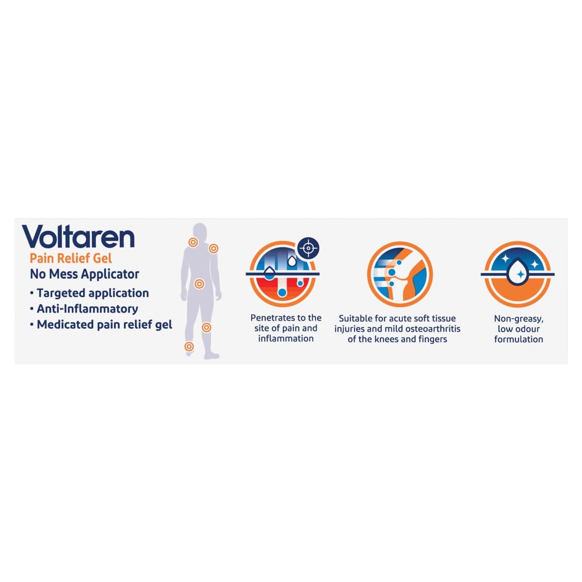 Thumbnail Voltaren Emulgel With No Mess Applicator 75g