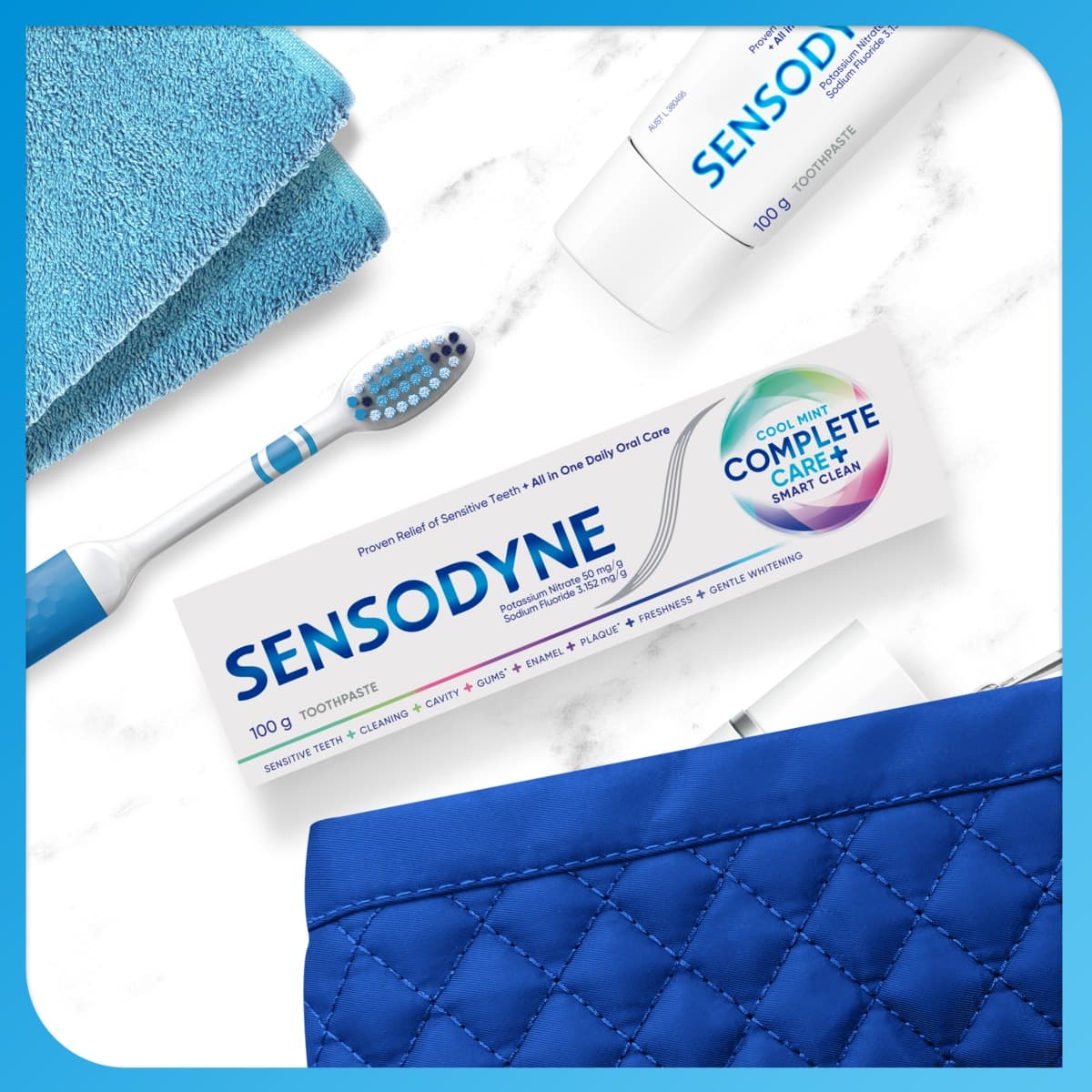 Thumbnail Sensodyne Complete Care + Smart Clean Toothpaste Cool Mint 100g