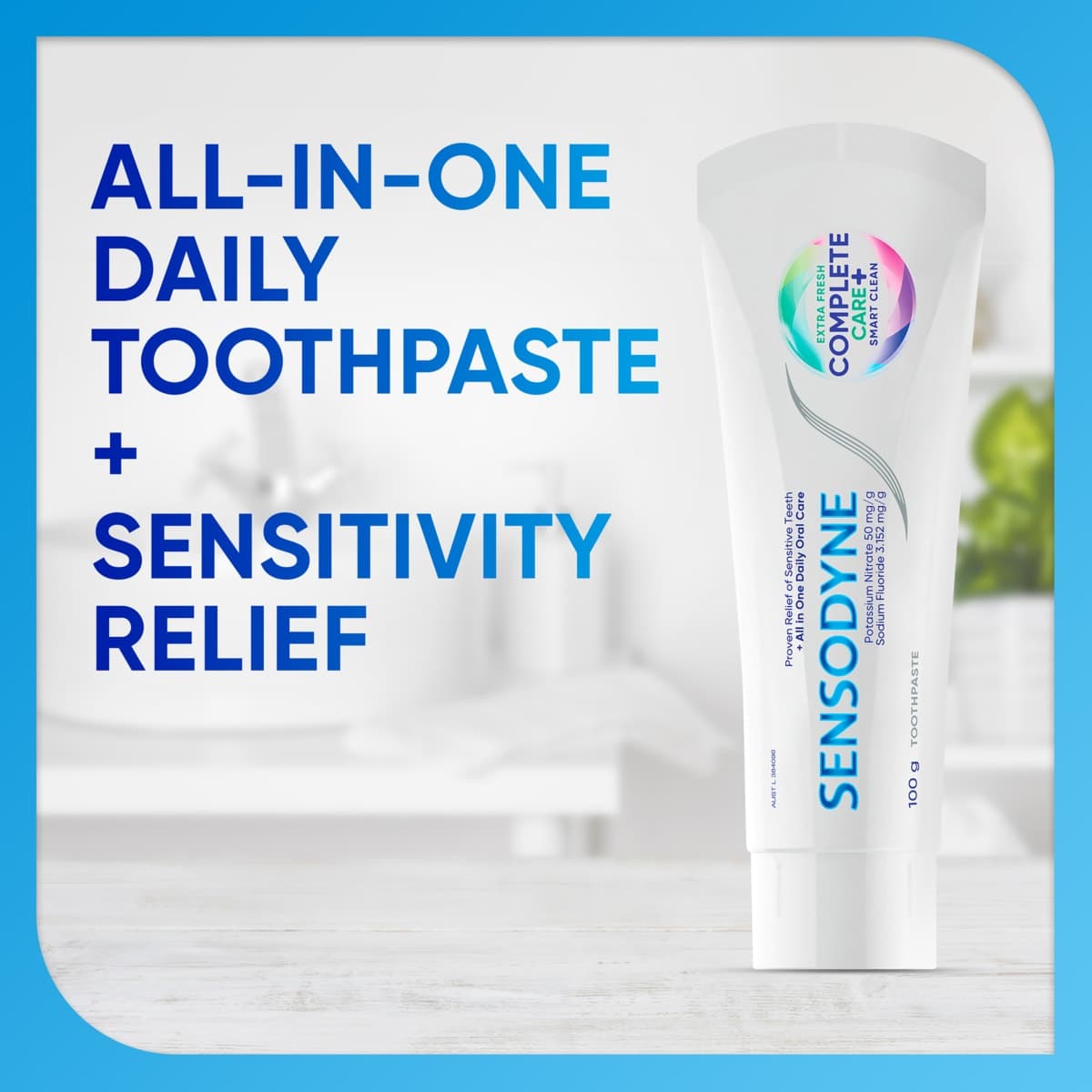 Thumbnail Sensodyne Complete Care + Smart Clean Toothpaste Extra Fresh 100g