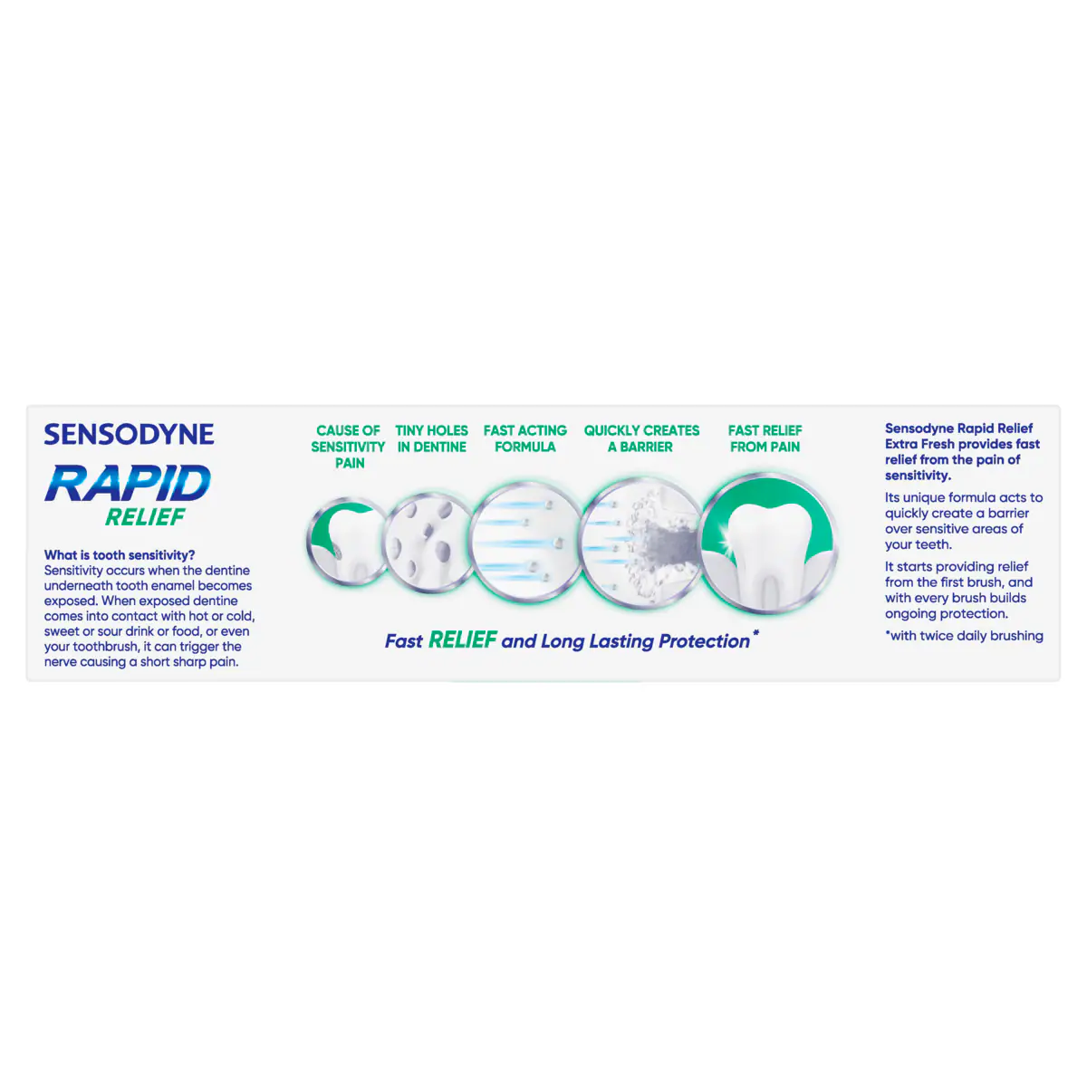 Thumbnail Sensodyne Rapid Relief Toothpaste Extra Fresh 100g