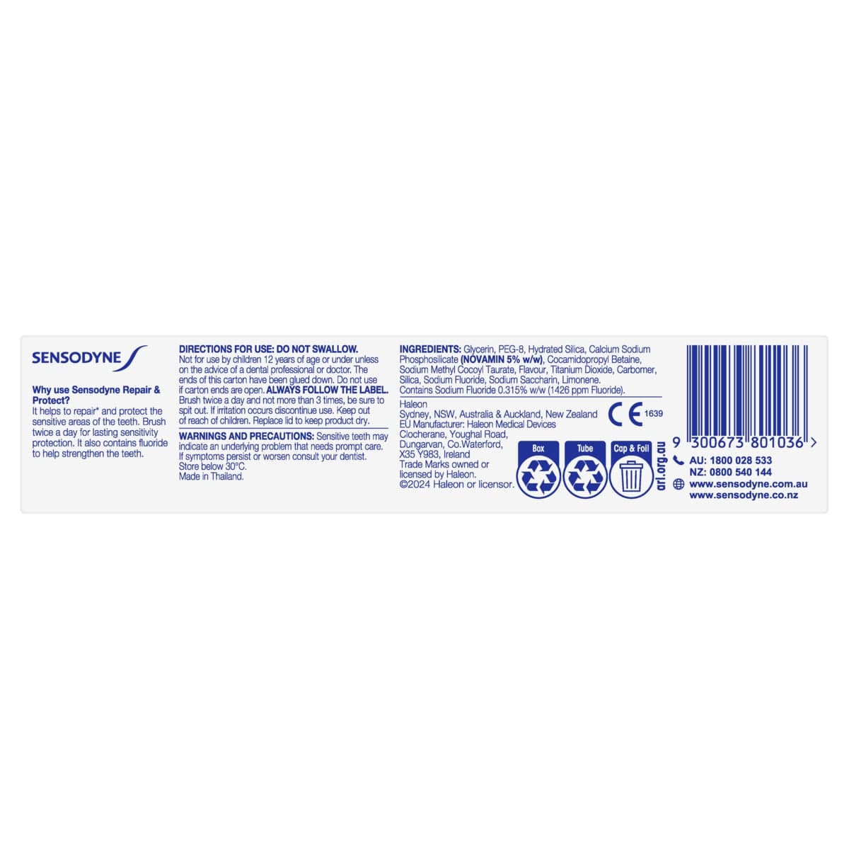 Thumbnail Sensodyne Repair & Protect Toothpaste 100g
