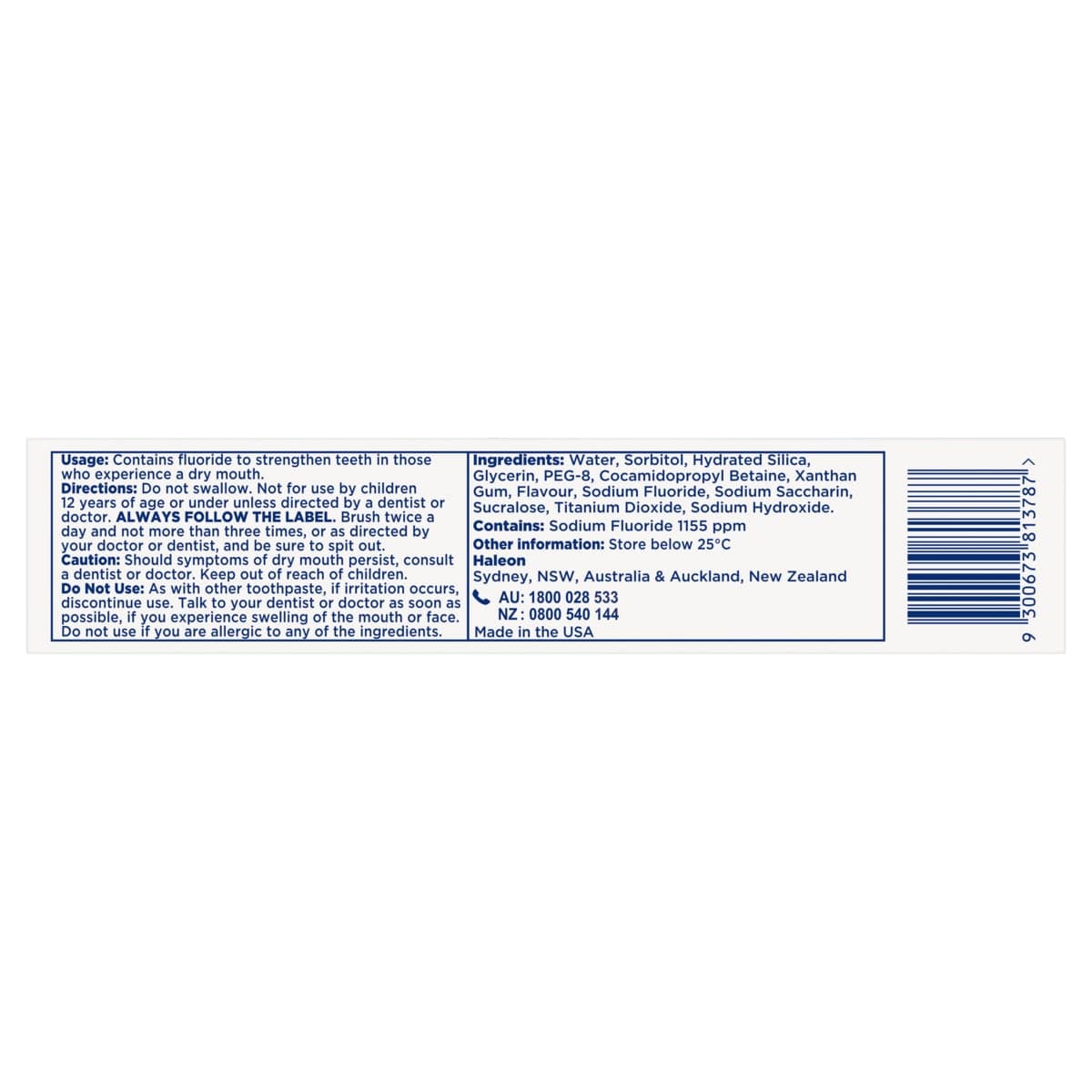Thumbnail Biotene Dry Mouth Relief Fluoride Toothpaste Fresh Mint 120g