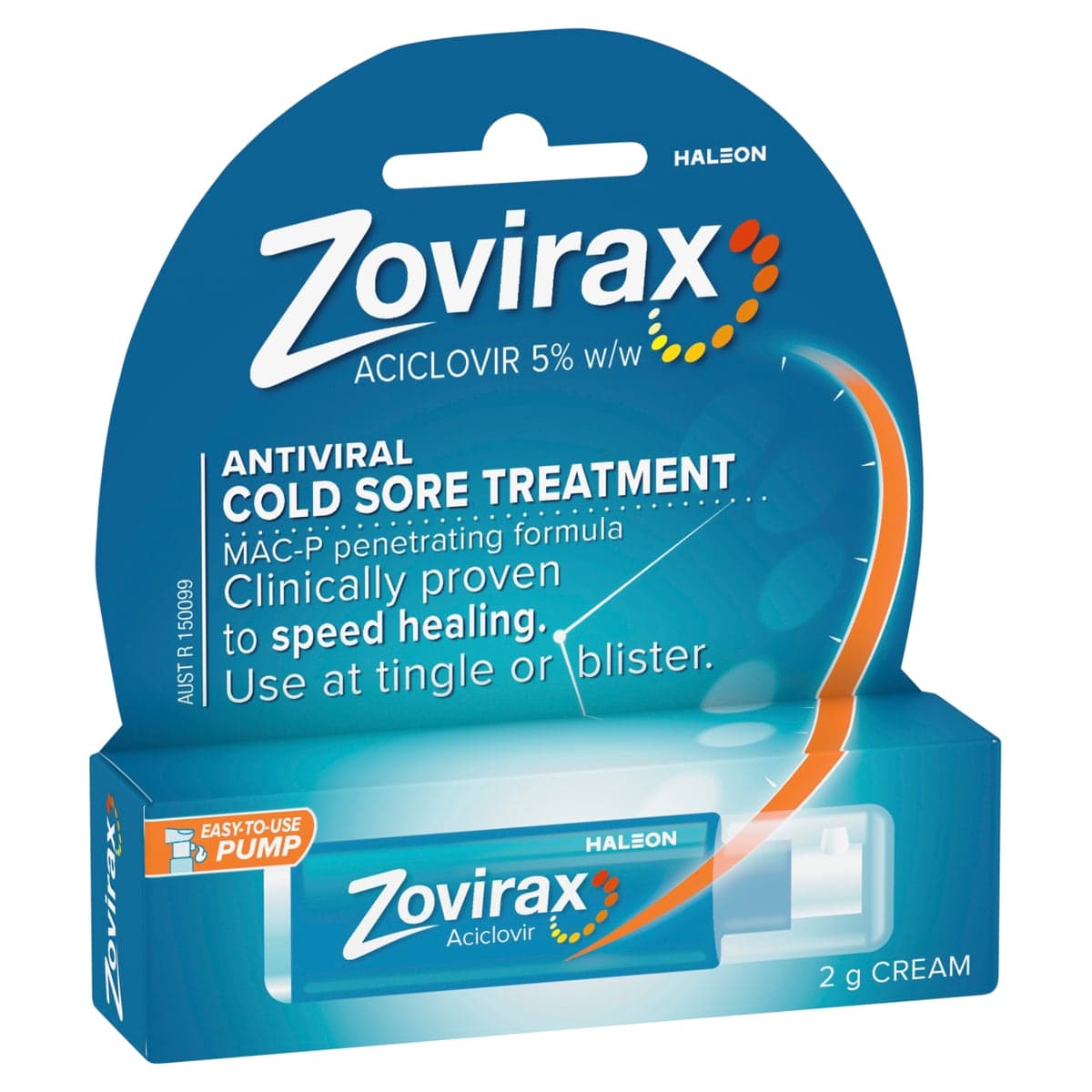 Thumbnail Zovirax Cold Sore Cream Pump 2g