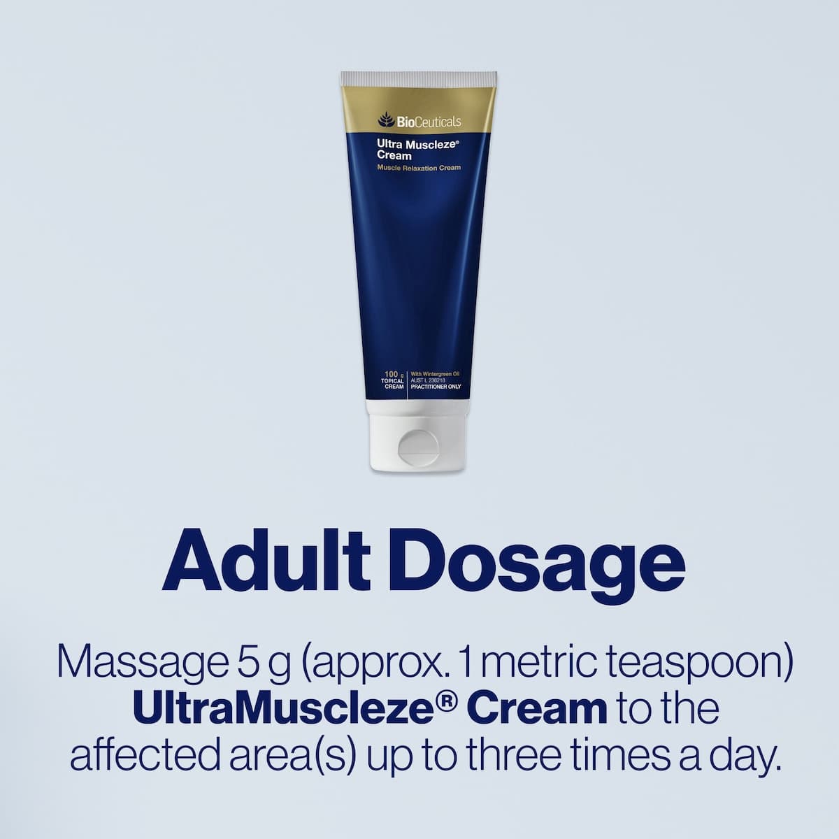 Thumbnail BioCeuticals Ultra Muscleze Cream Tube 100g