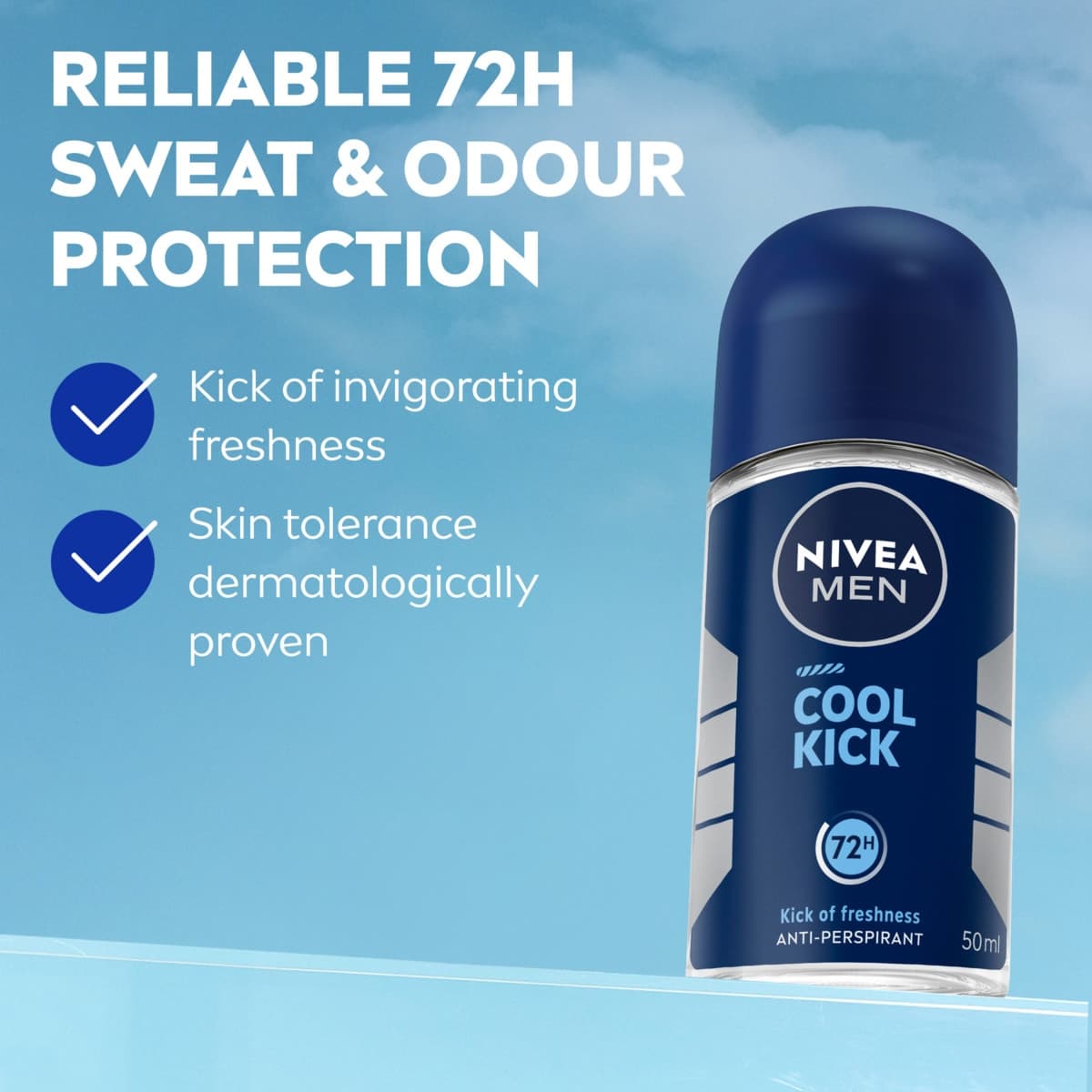 Thumbnail Nivea Men Anti-Perspirant Deodorant Roll-on Cool Kick 50ml