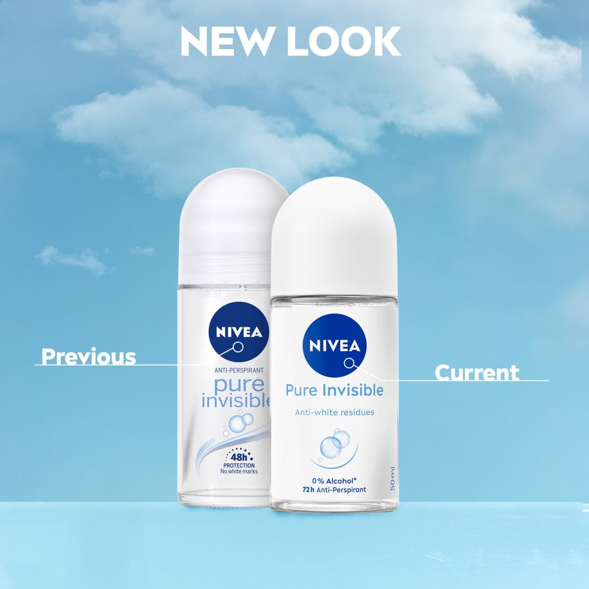 Thumbnail Nivea Pure Invisible Roll-on Deodorant 50ml
