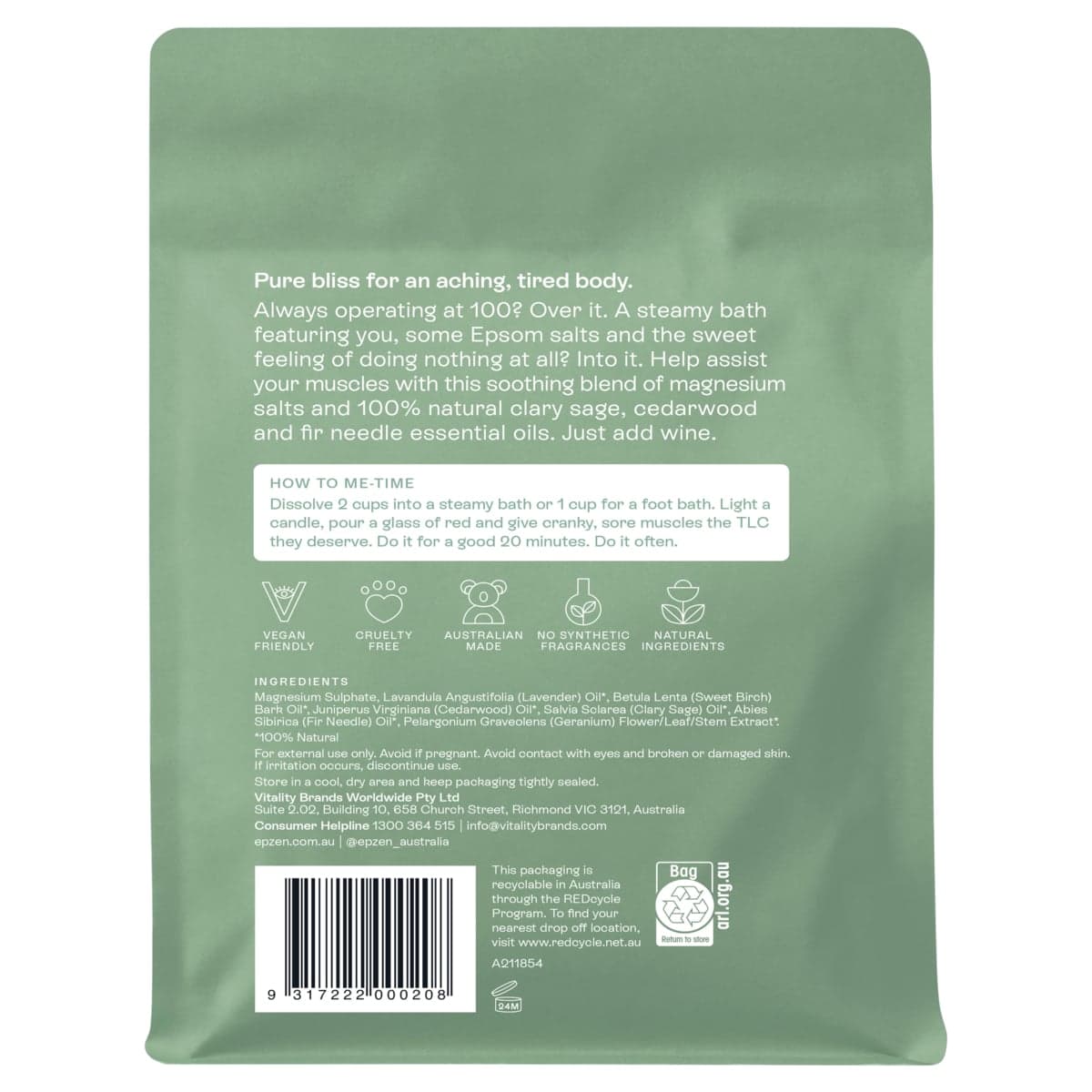 Thumbnail Epzen Soothe Magnesium Bath Crystals 900g