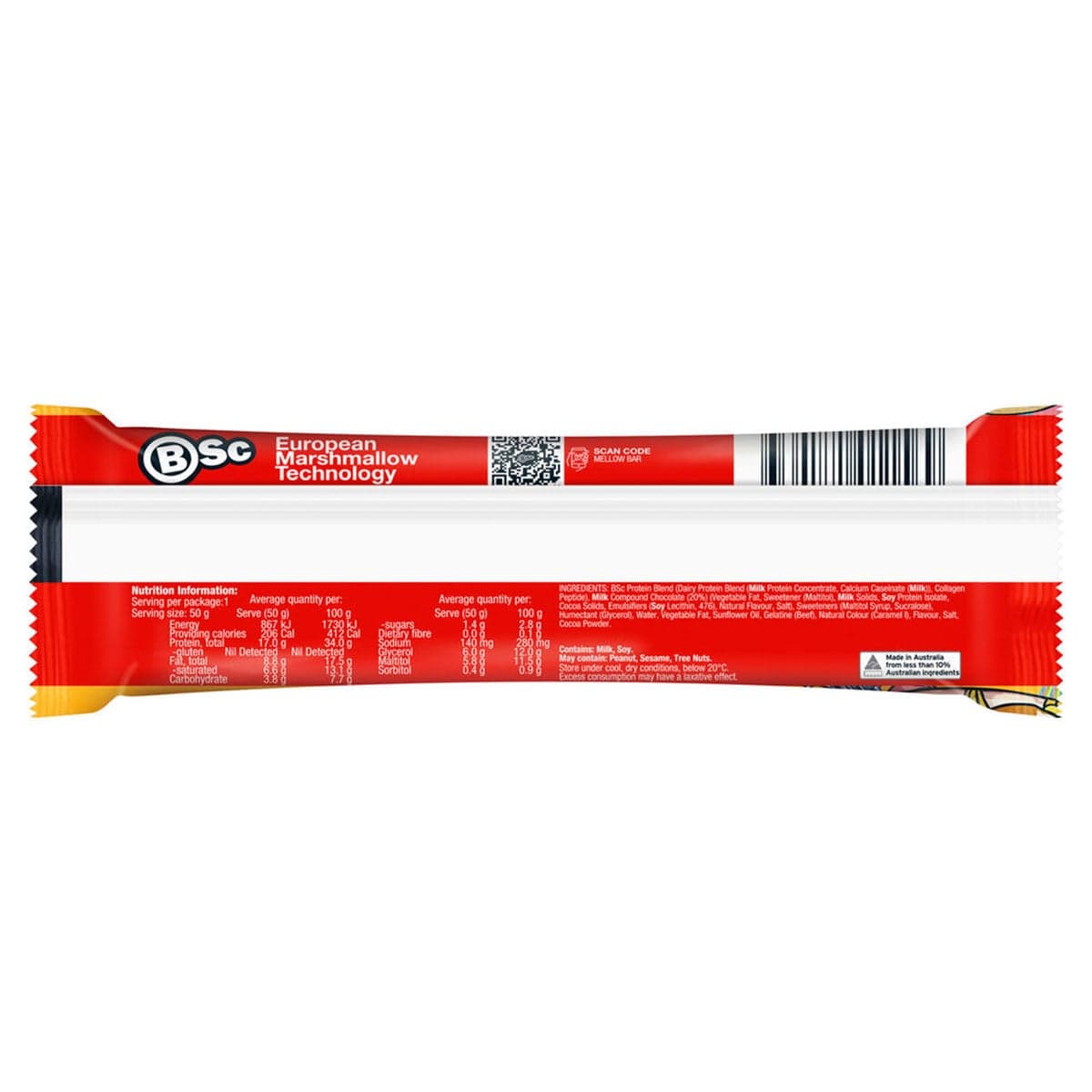 Thumbnail BSc High Protein Mellow Bar Salted Caramel 12 x 50g