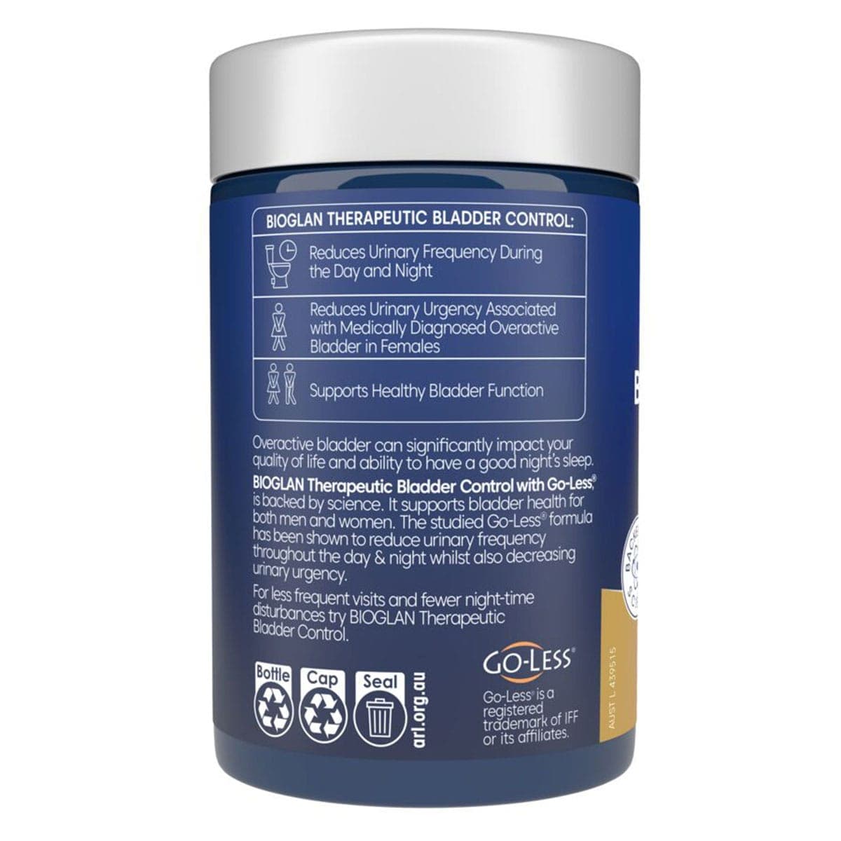 Thumbnail Bioglan Therapeutic Bladder Control 60 Capsules