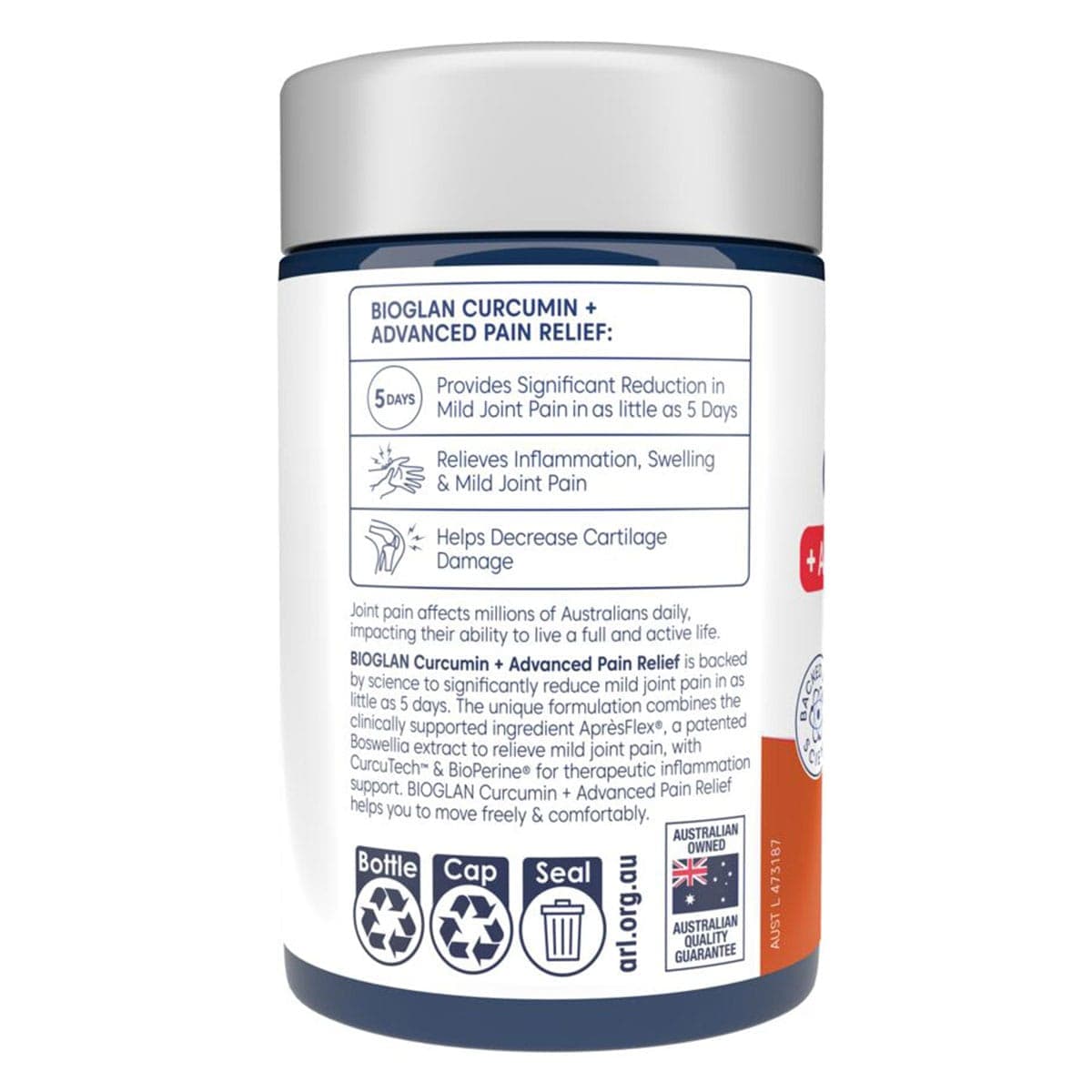 Thumbnail Bioglan Curcumin + Advanced Pain Relief 50 Tablets