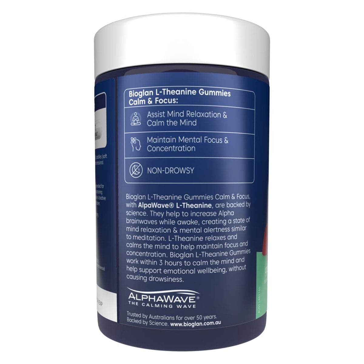 Thumbnail Bioglan L-Theanine Calm & Focus Gummies 75 Pack