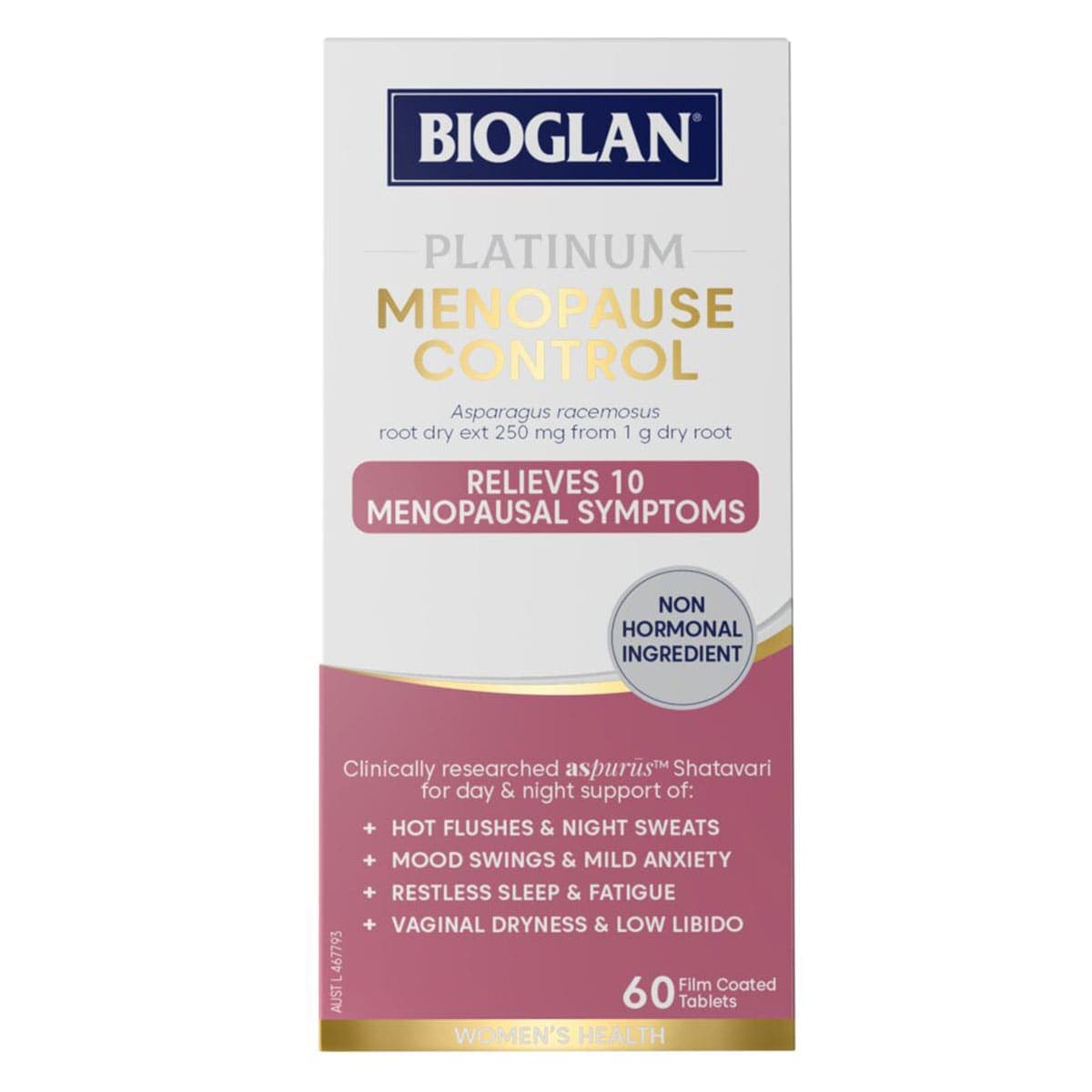 Thumbnail Bioglan Platinum Menopause Control 60 Tablets