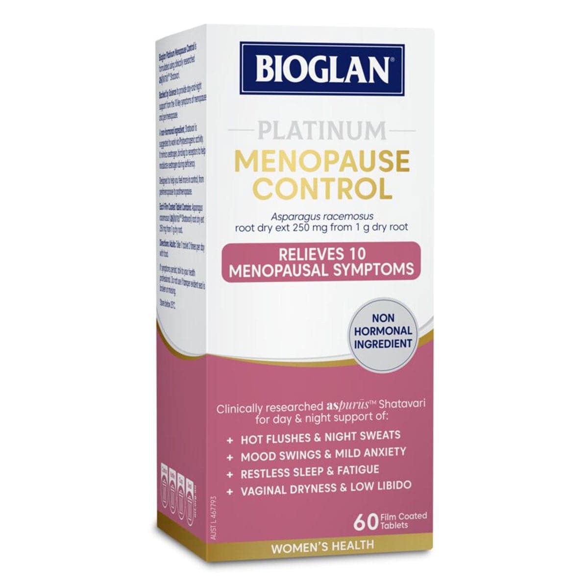 Thumbnail Bioglan Platinum Menopause Control 60 Tablets