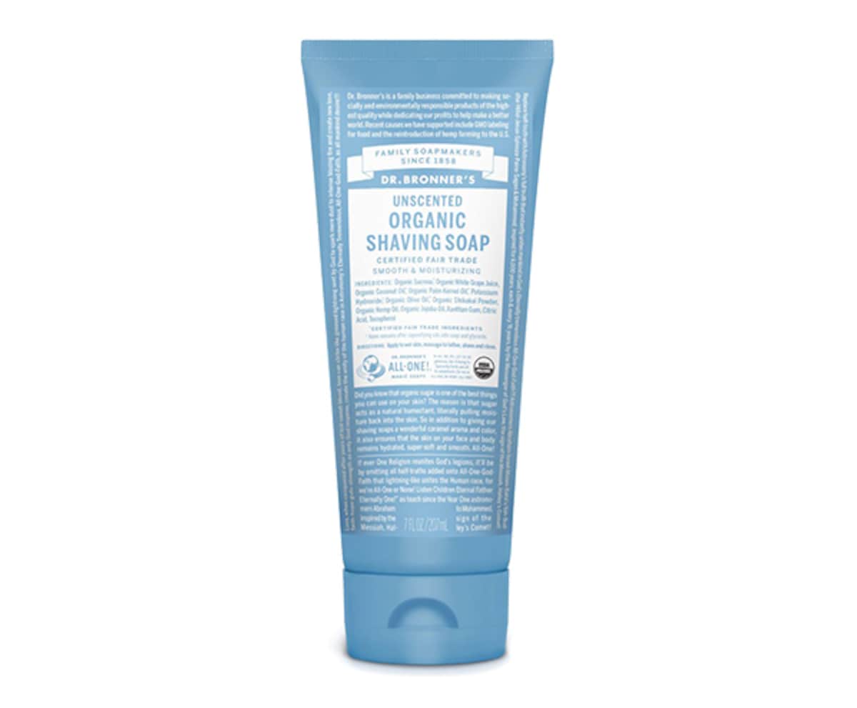 Thumbnail Dr Bronner's Organic Shaving Soap Unscented 207ml