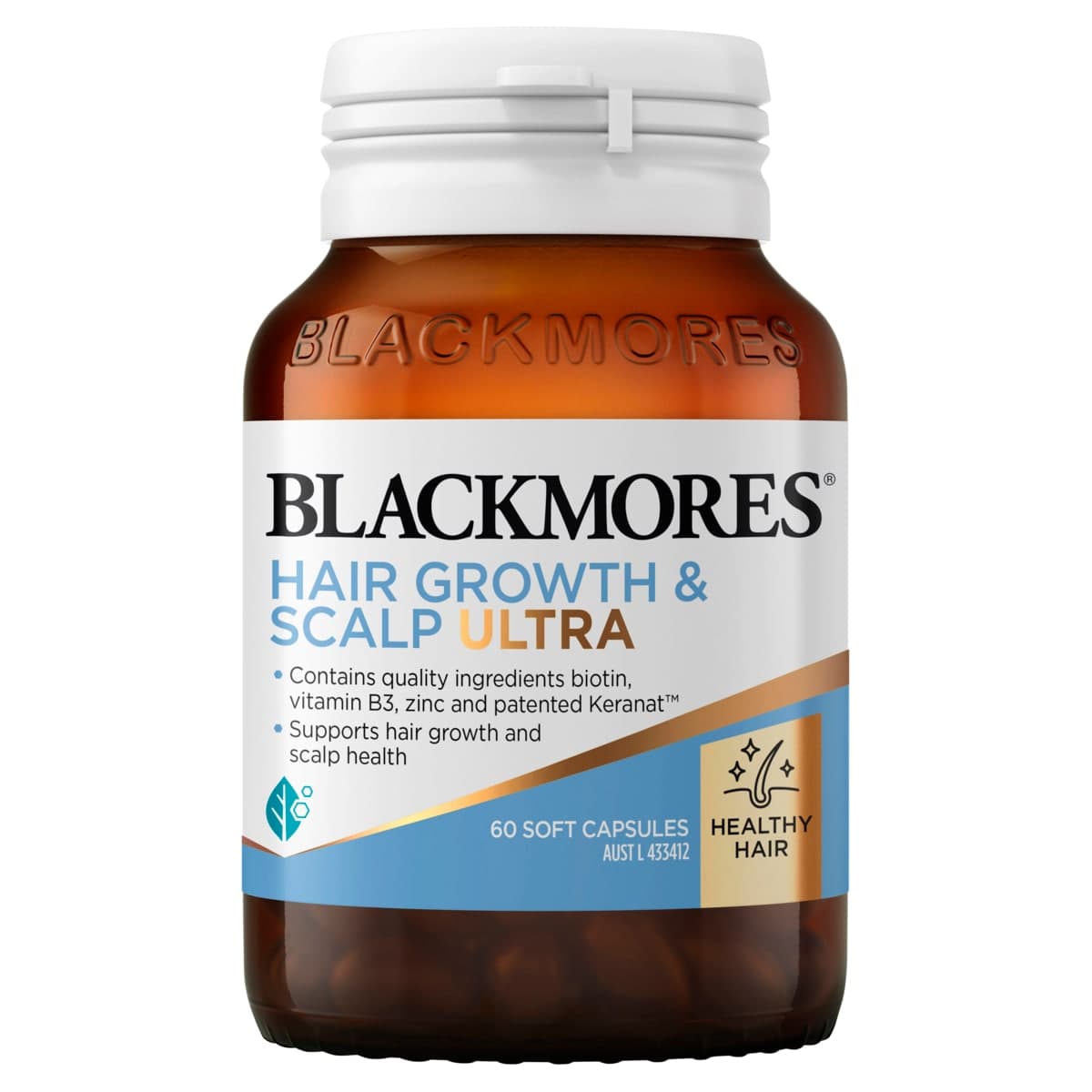 Thumbnail Blackmores Hair Growth + Scalp Ultra 60 Capsules