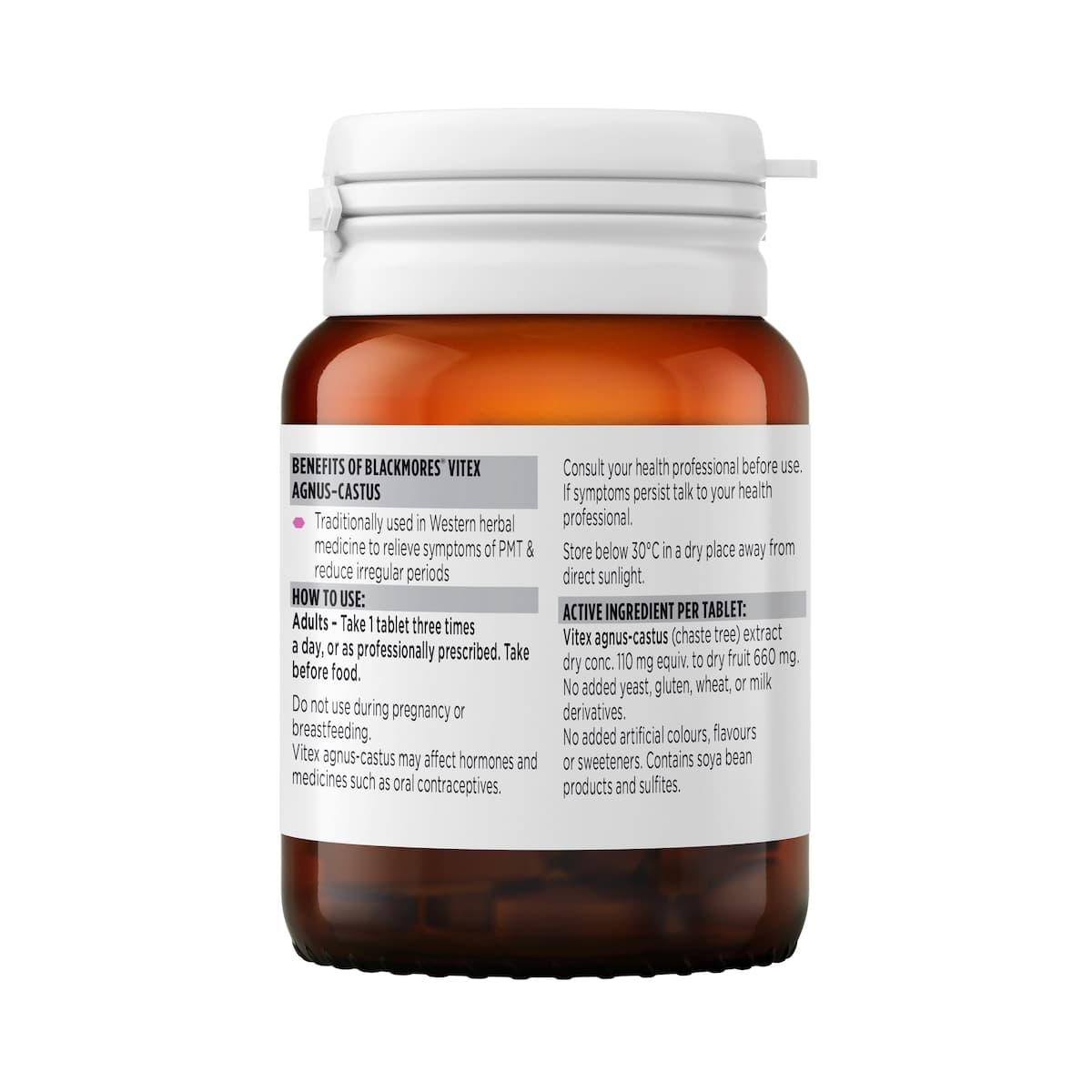 Thumbnail Blackmores Vitex Agnus Castus 40 Tablets