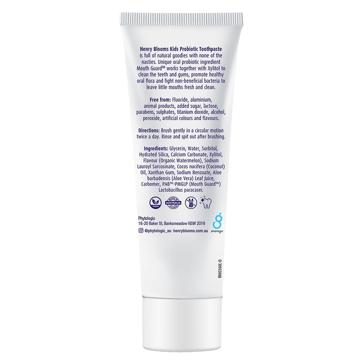 Thumbnail Henry Blooms Kids Probiotic Toothpaste Watermelon 50g