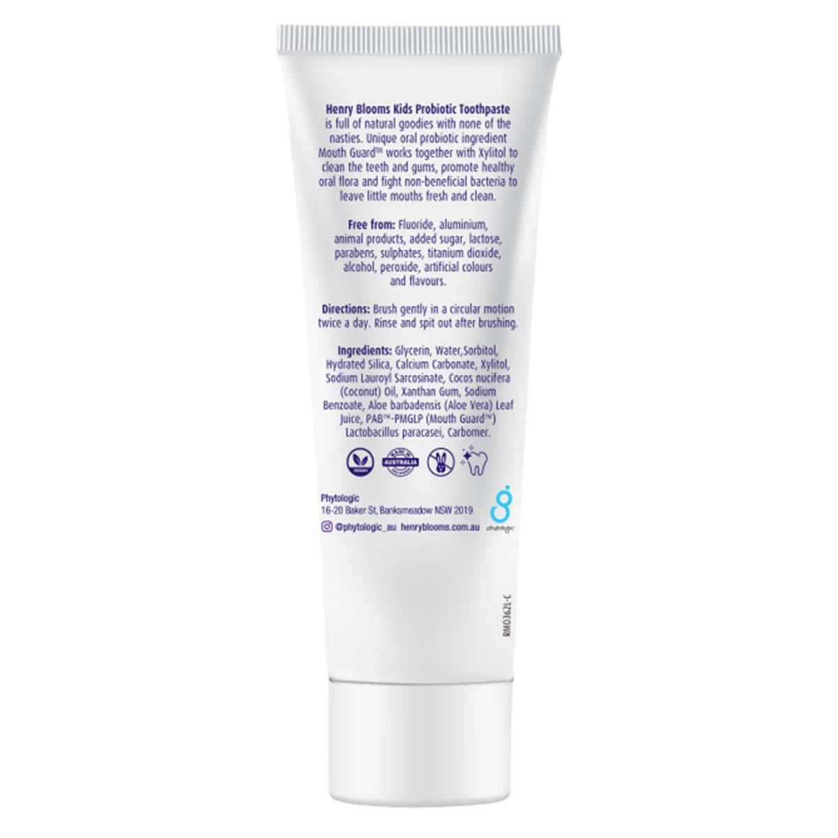 Thumbnail Henry Blooms Kids Probiotic Toothpaste Flavour Free 50g