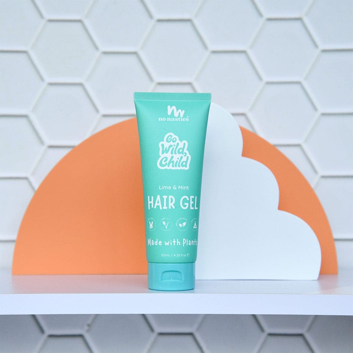Thumbnail No Nasties Plant Based Kids Hair Gel Zesty Lime & Fresh Mint 125ml