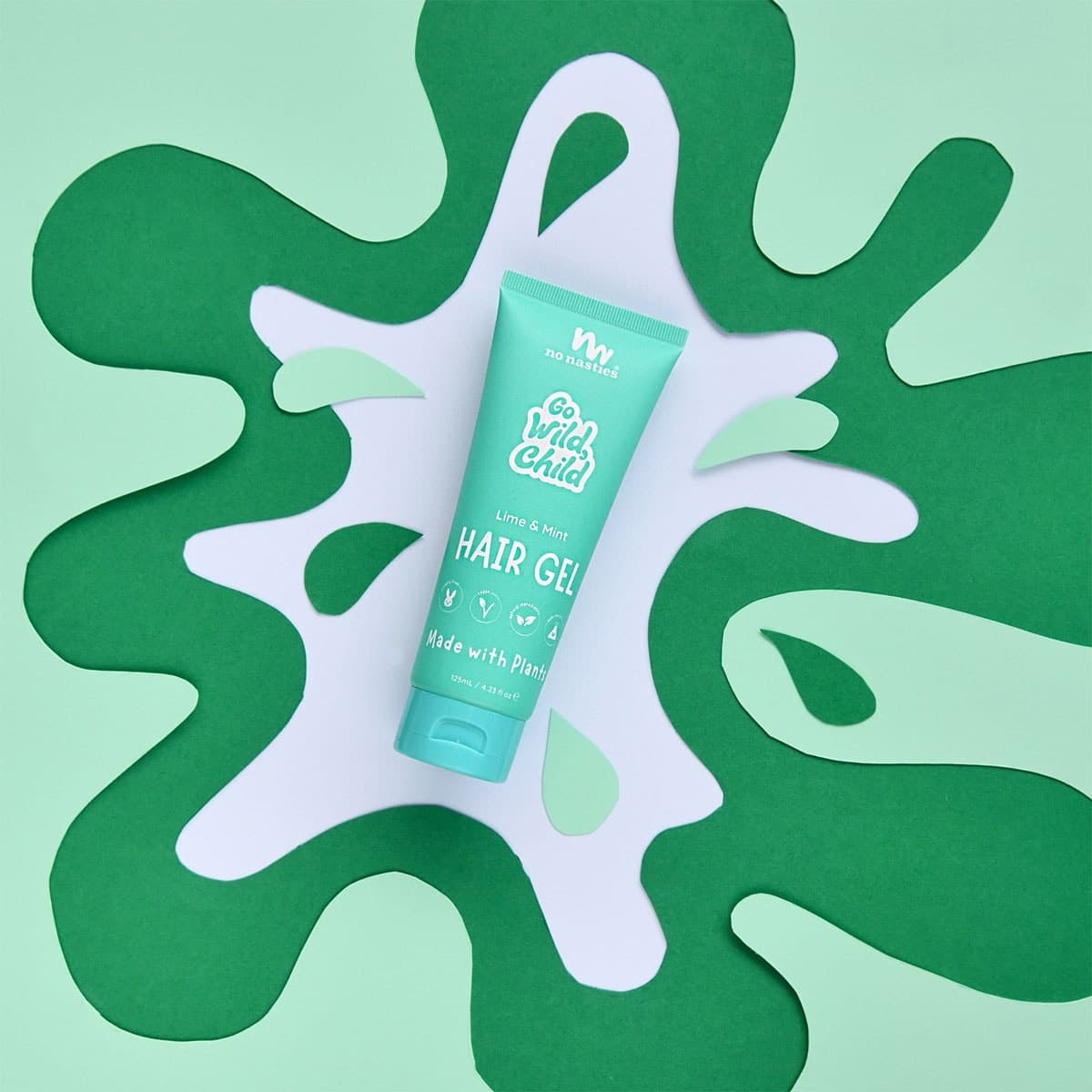 Thumbnail No Nasties Plant Based Kids Hair Gel Zesty Lime & Fresh Mint 125ml