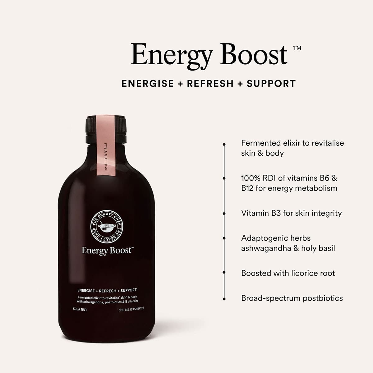 Thumbnail The Beauty Chef Energy Boost Liquid 500ml
