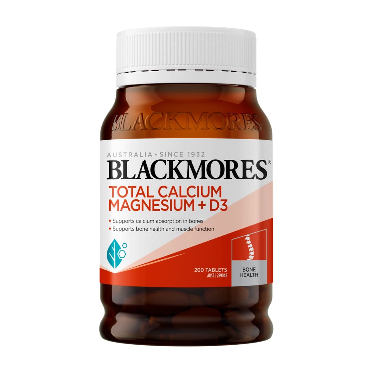 Thumbnail Blackmores Total Calcium Magnesium + D3 200 Tablets