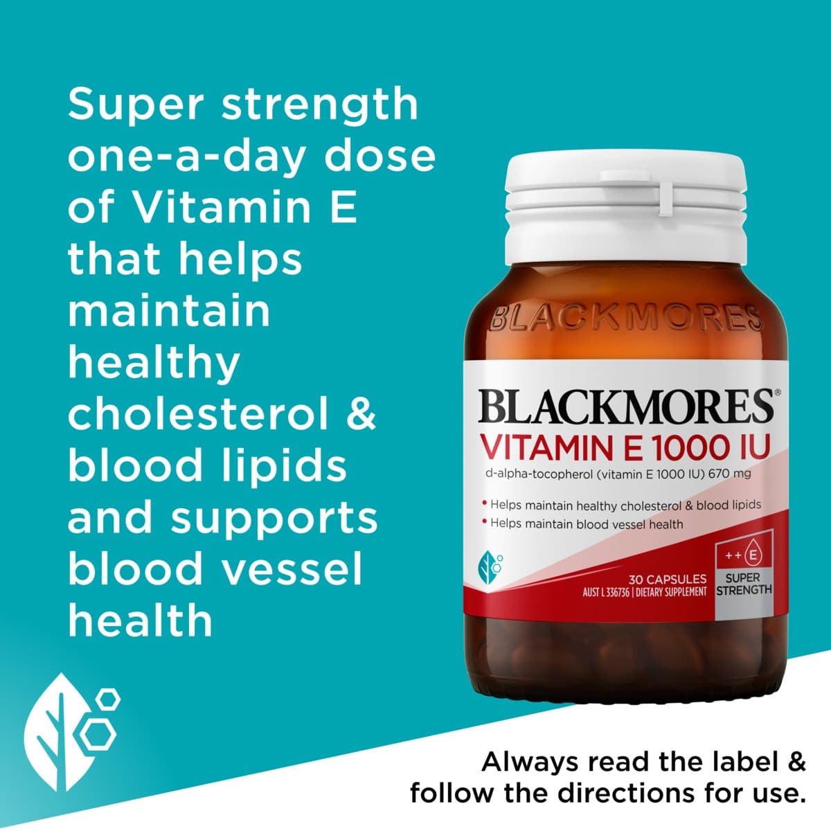 Thumbnail Blackmores Vitamin E 1000IU 30 Capsules