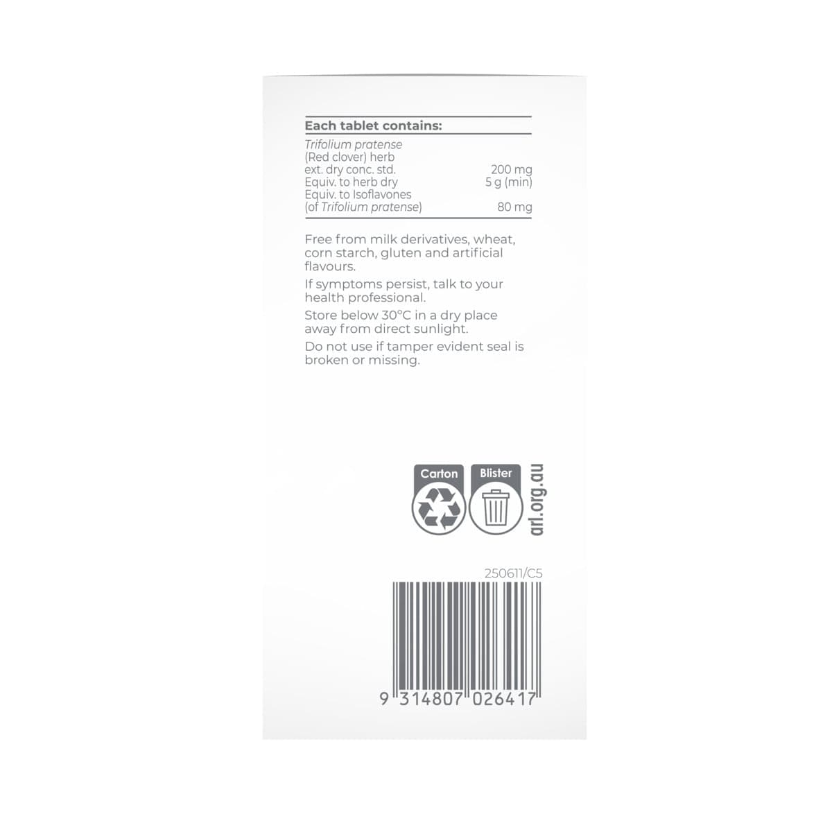 Thumbnail Promensil Menopause Double Strength 60 Tablets