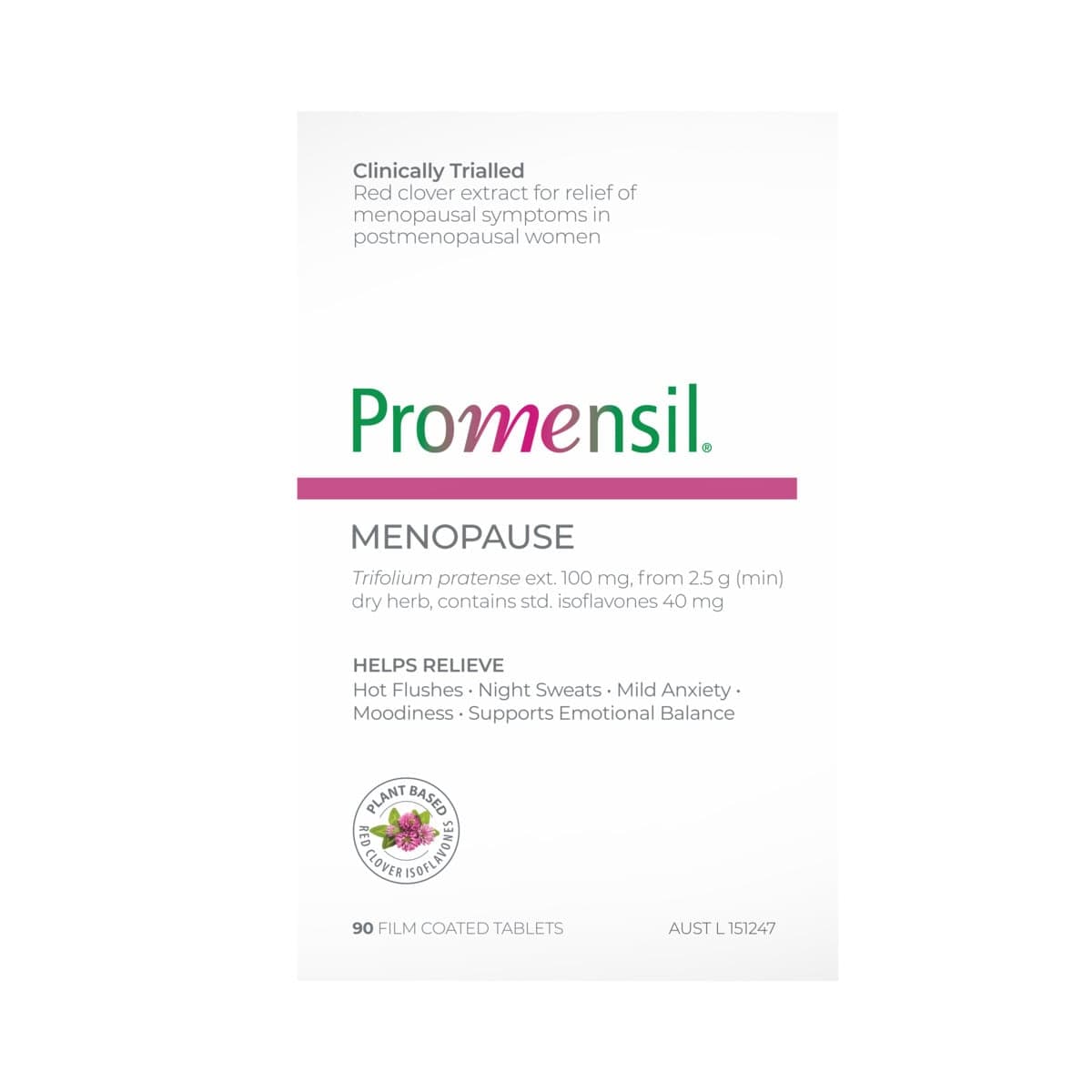 Thumbnail Promensil Menopause 90 Tablets