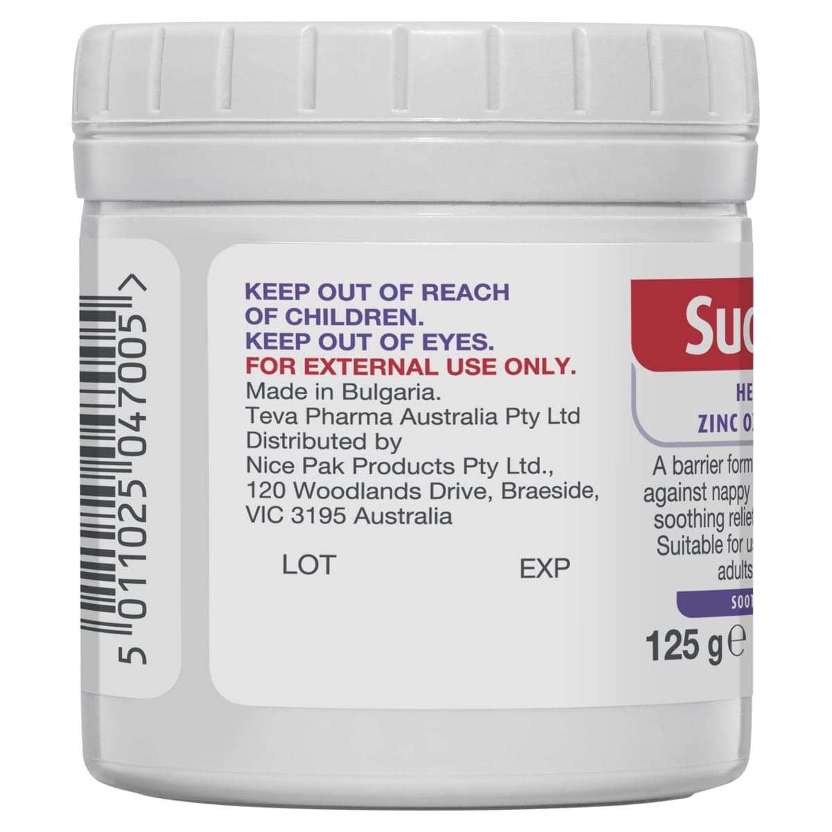 Thumbnail Sudocrem Healing Cream for Nappy Rash 125g