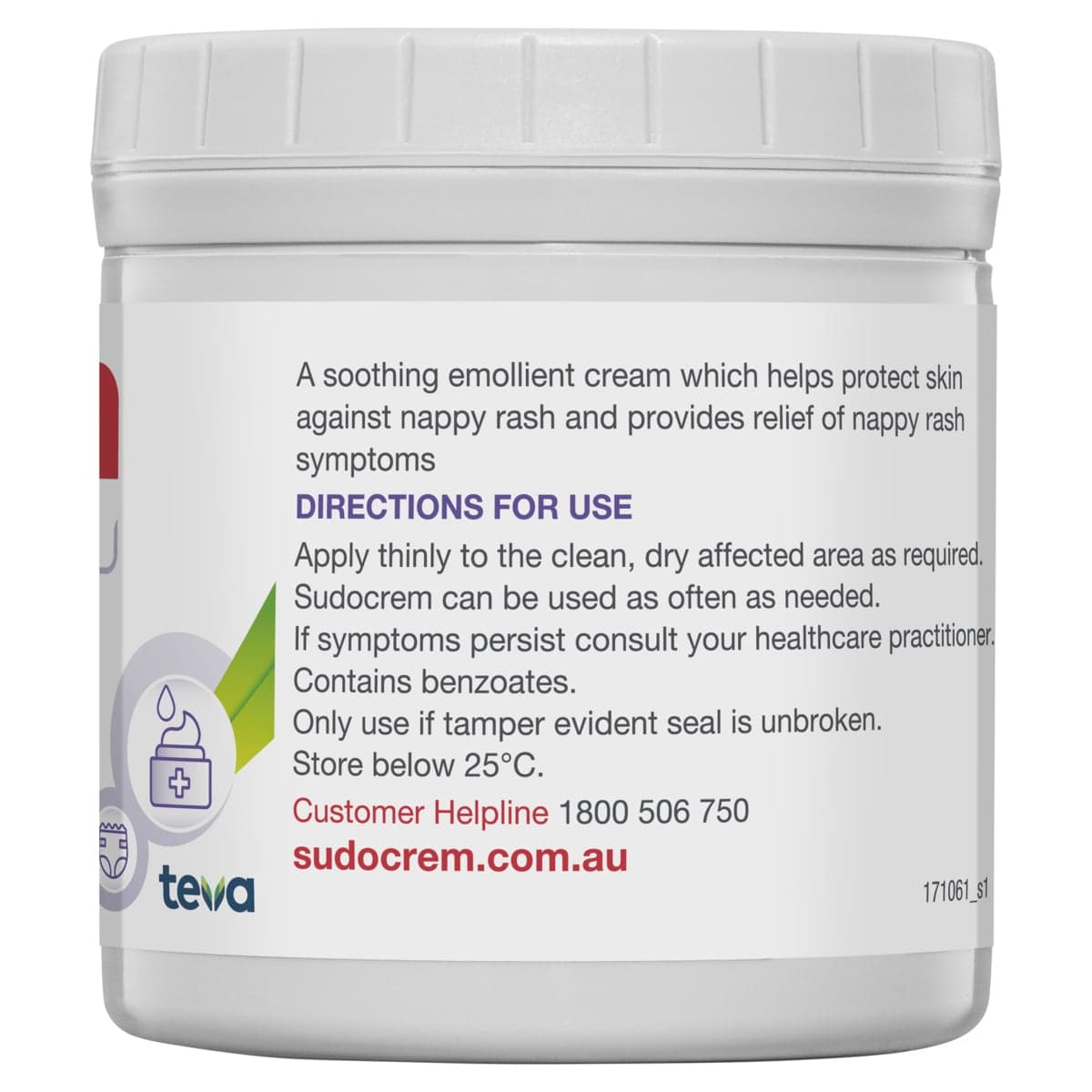 Thumbnail Sudocrem Healing Cream for Nappy Rash 250g