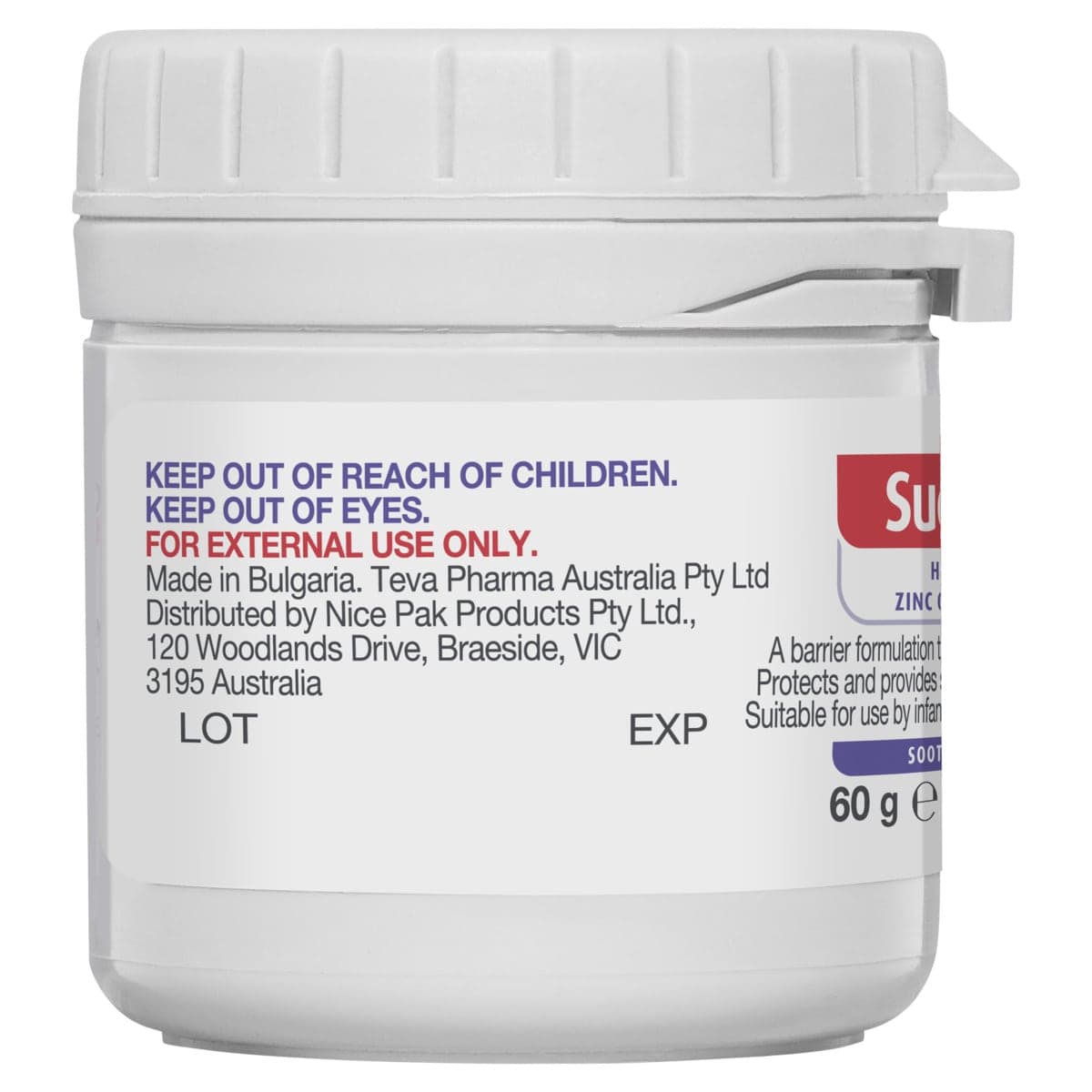 Thumbnail Sudocrem Healing Cream for Nappy Rash 60g