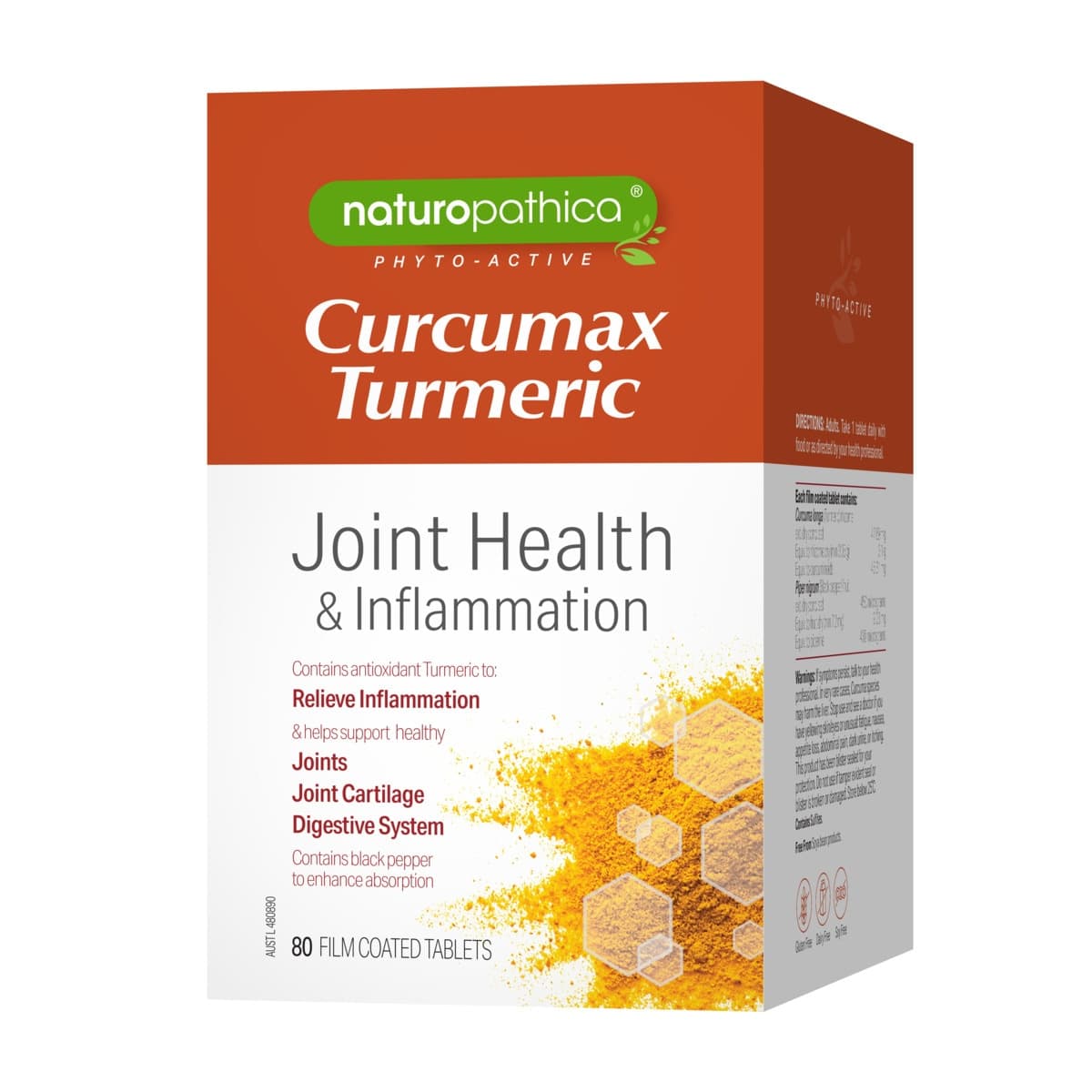 Thumbnail Naturopathica CurcuMax Turmeric Daily 3100mg 80 Tablets