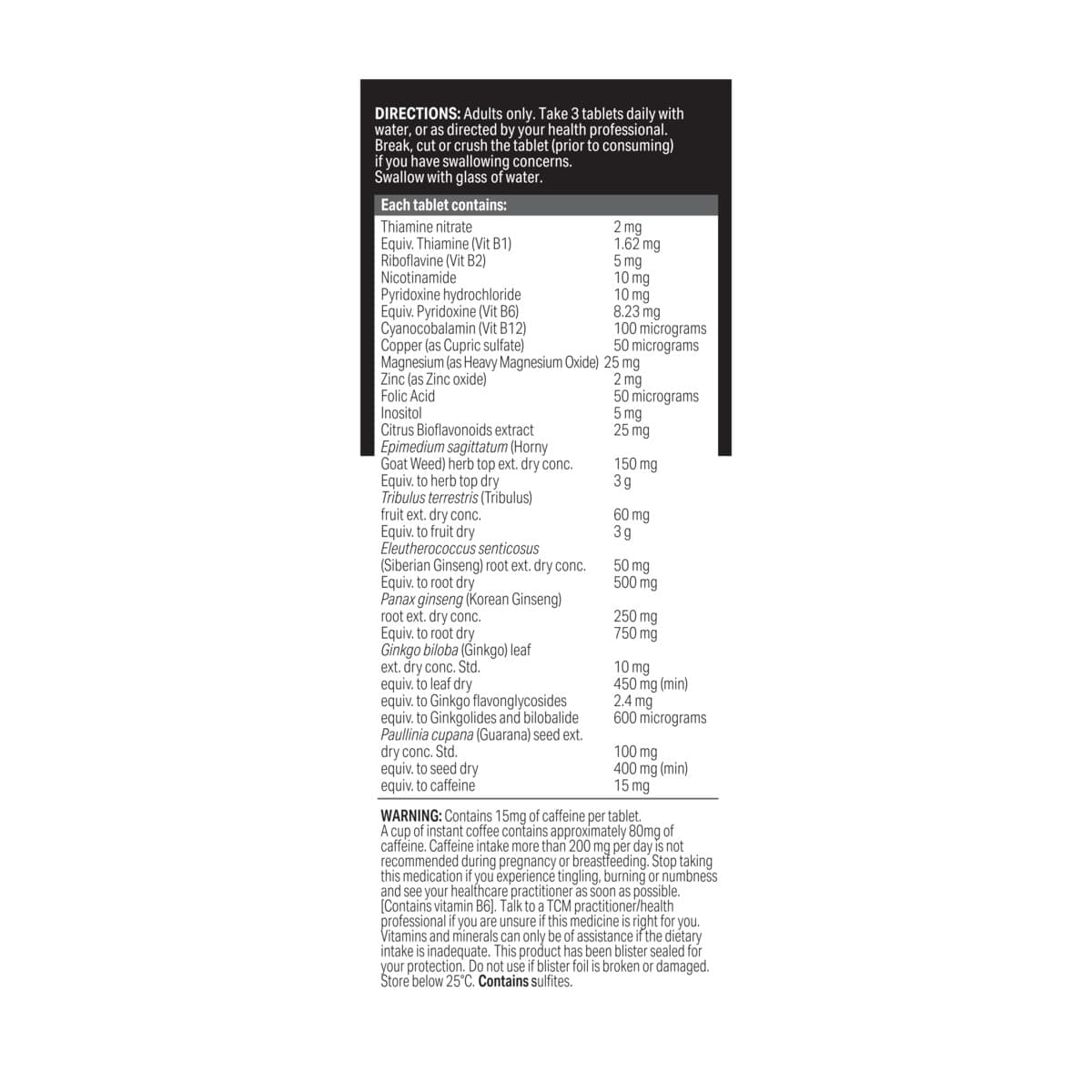 Thumbnail Naturopathica Horny Goat Weed for Him 50 Tablets